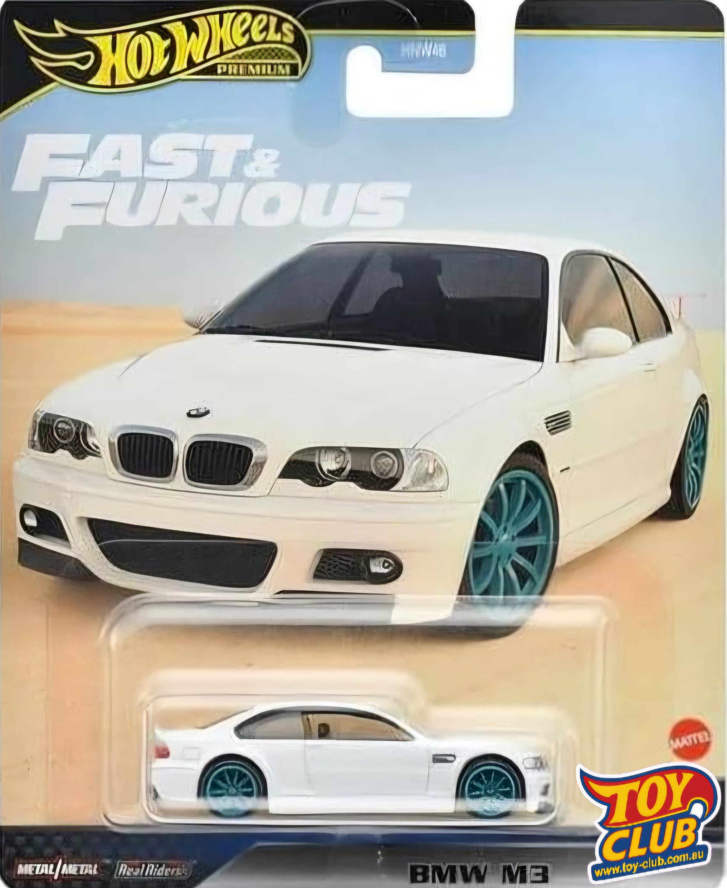 Hot Wheels Fast & Furious Premium Mix BMW M3 E46 5/5 Real Riders
