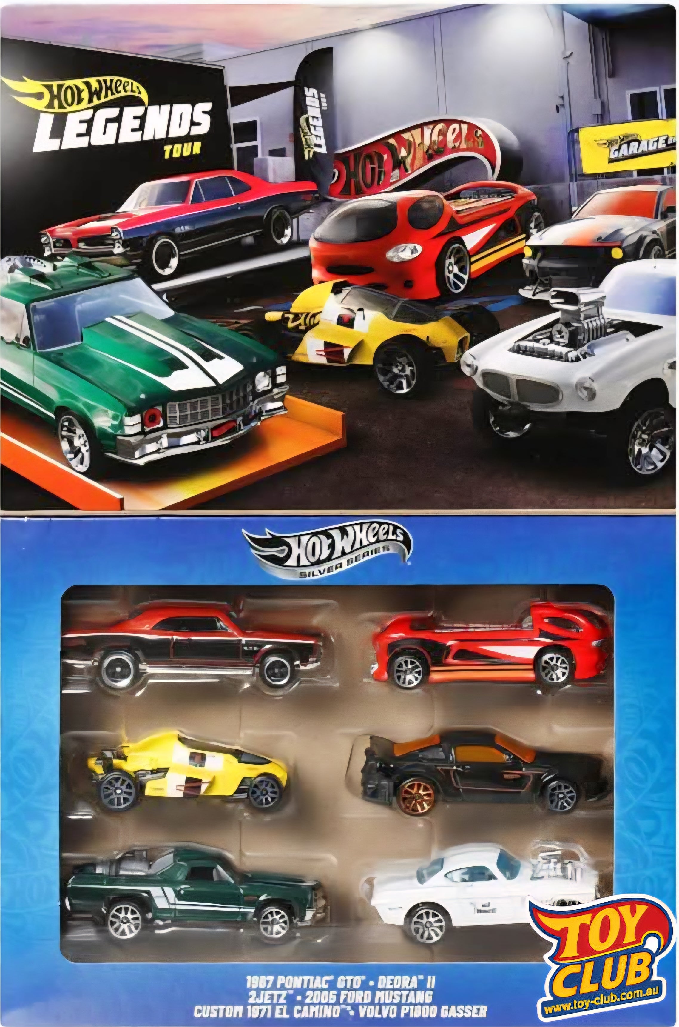 Hot Wheels - 2024 Silver Series - Legends Tour - 6 Car Box Set