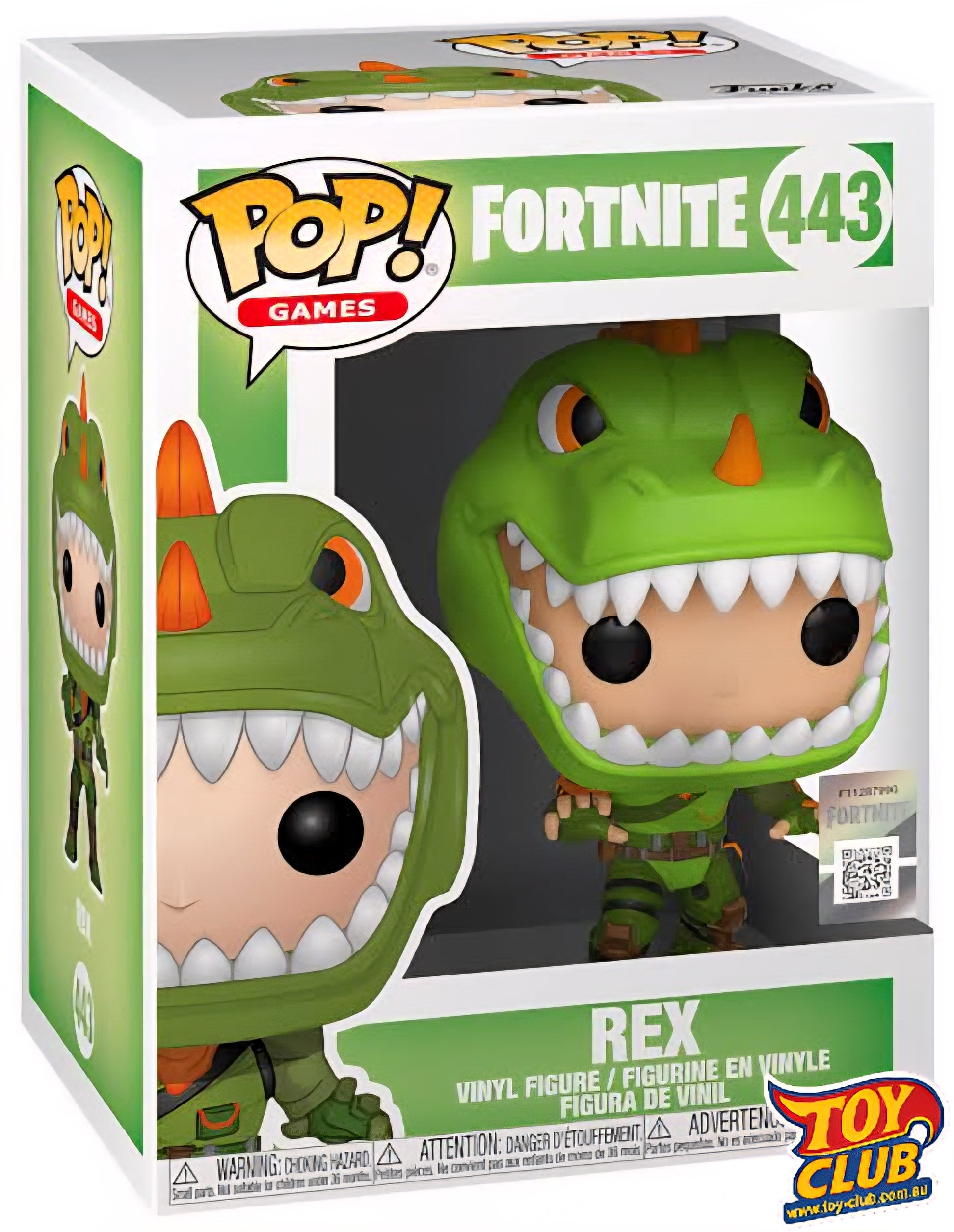 Funko Pop! Games - Fortnite - Rex - Vinyl Figure #443