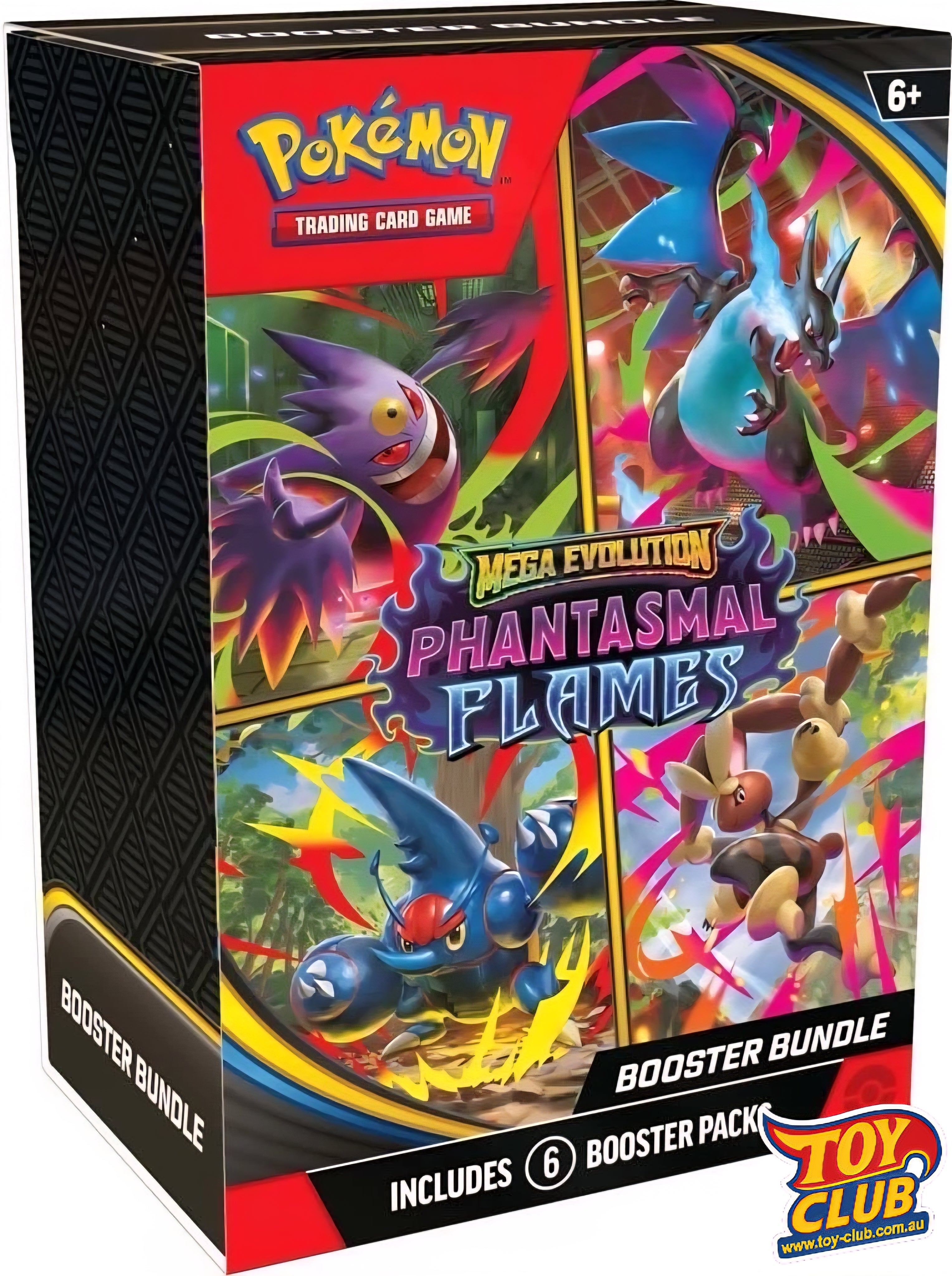 Pokémon TCG - Scarlet & Violet Phantasmal Flames - Booster Bundle 6 Pack