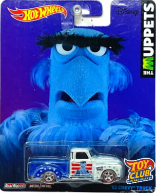 Hot Wheels The Muppets '52 Chevy Truck Real Riders minor corner crease