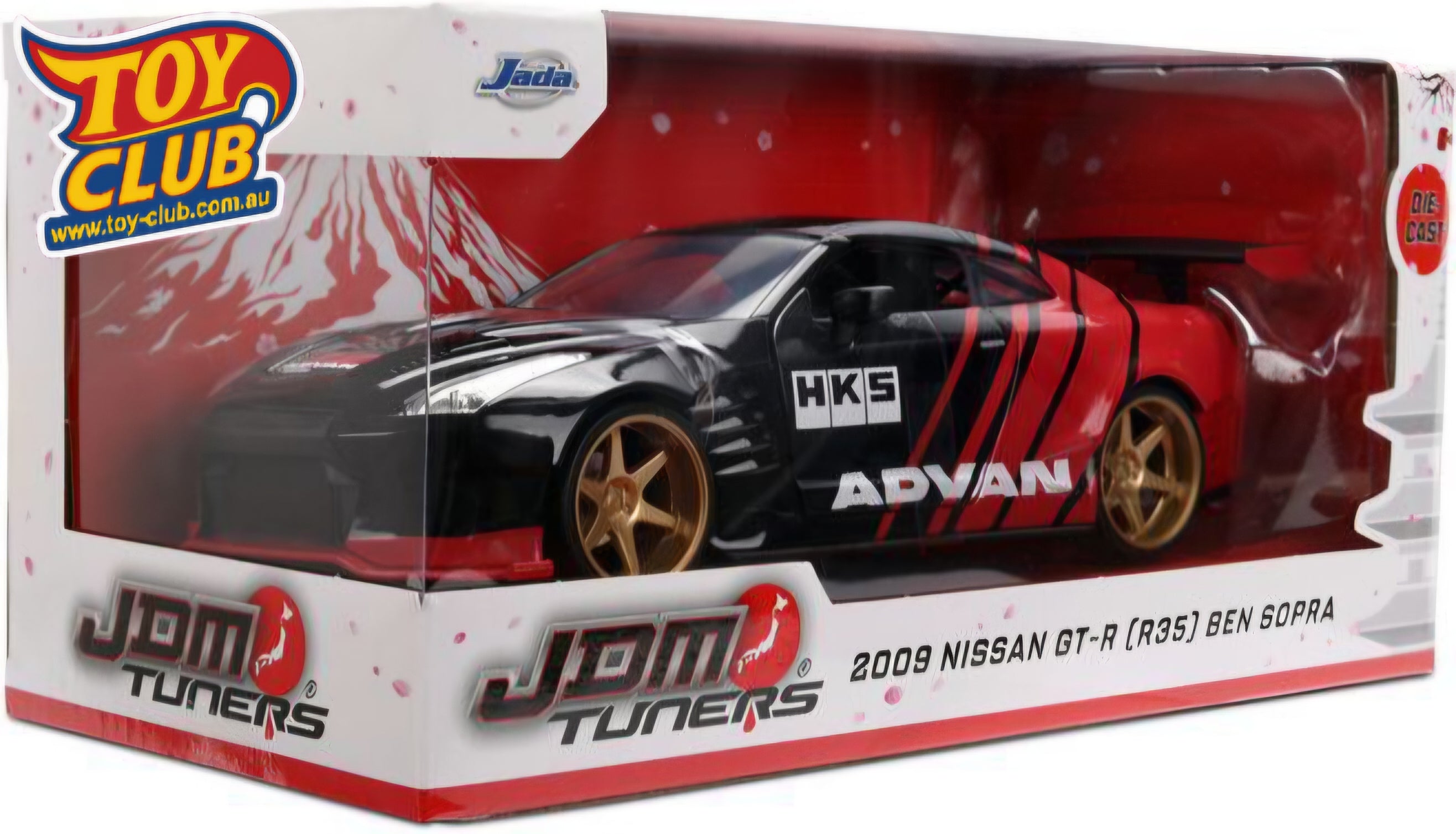 JDM Tuners - 2009 Nissan GT-R R35 Ben Sopra 1/24th Scale Die-Cast Vehicle Replica