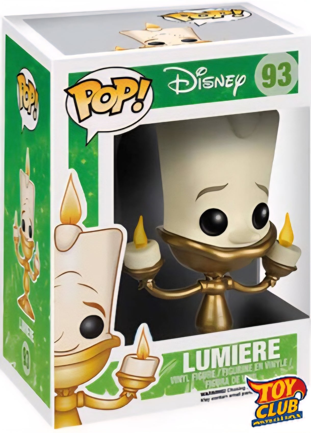 Funko Pop! Disney - Beauty and the Beast - Lumiere - Vinyl Figure #93