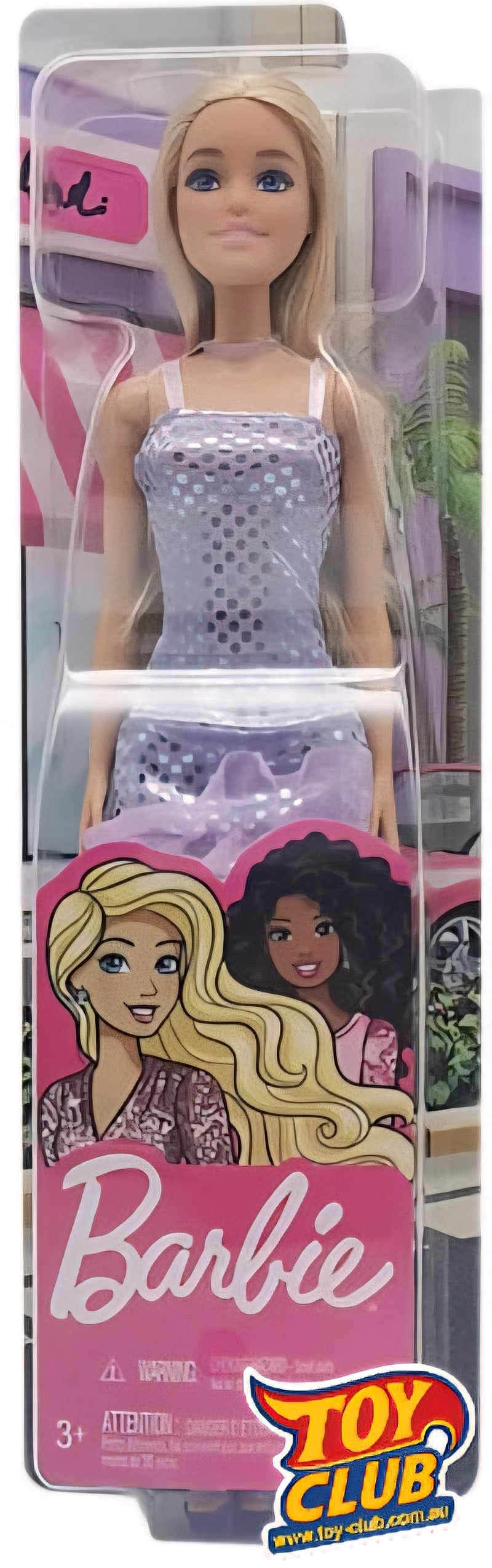 Barbie Glitz Doll - Blond with Purple Dress