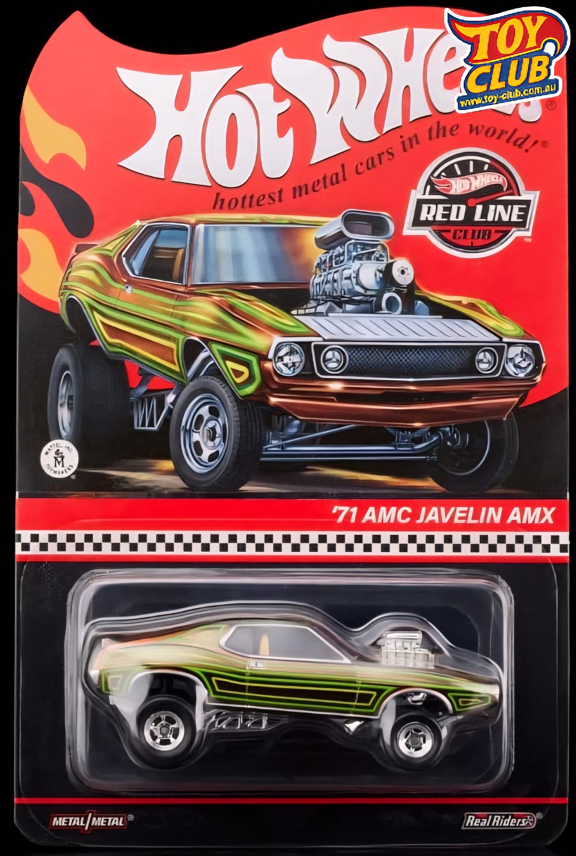 Hot Wheels RLC - '71 AMC Javelin AMX - Real Riders Collector Edition