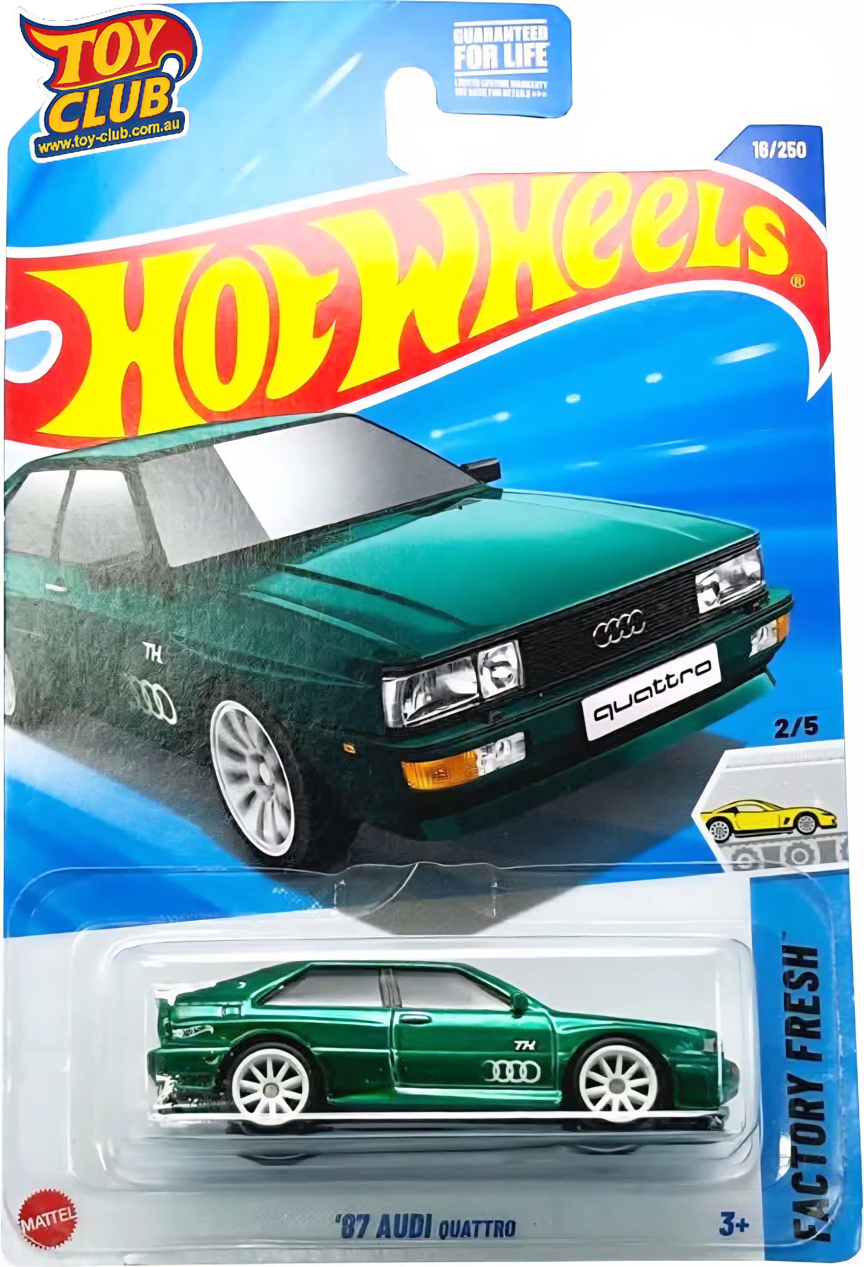 Hot Wheels - 87 Audi Quattro - Super Treasure Hunt