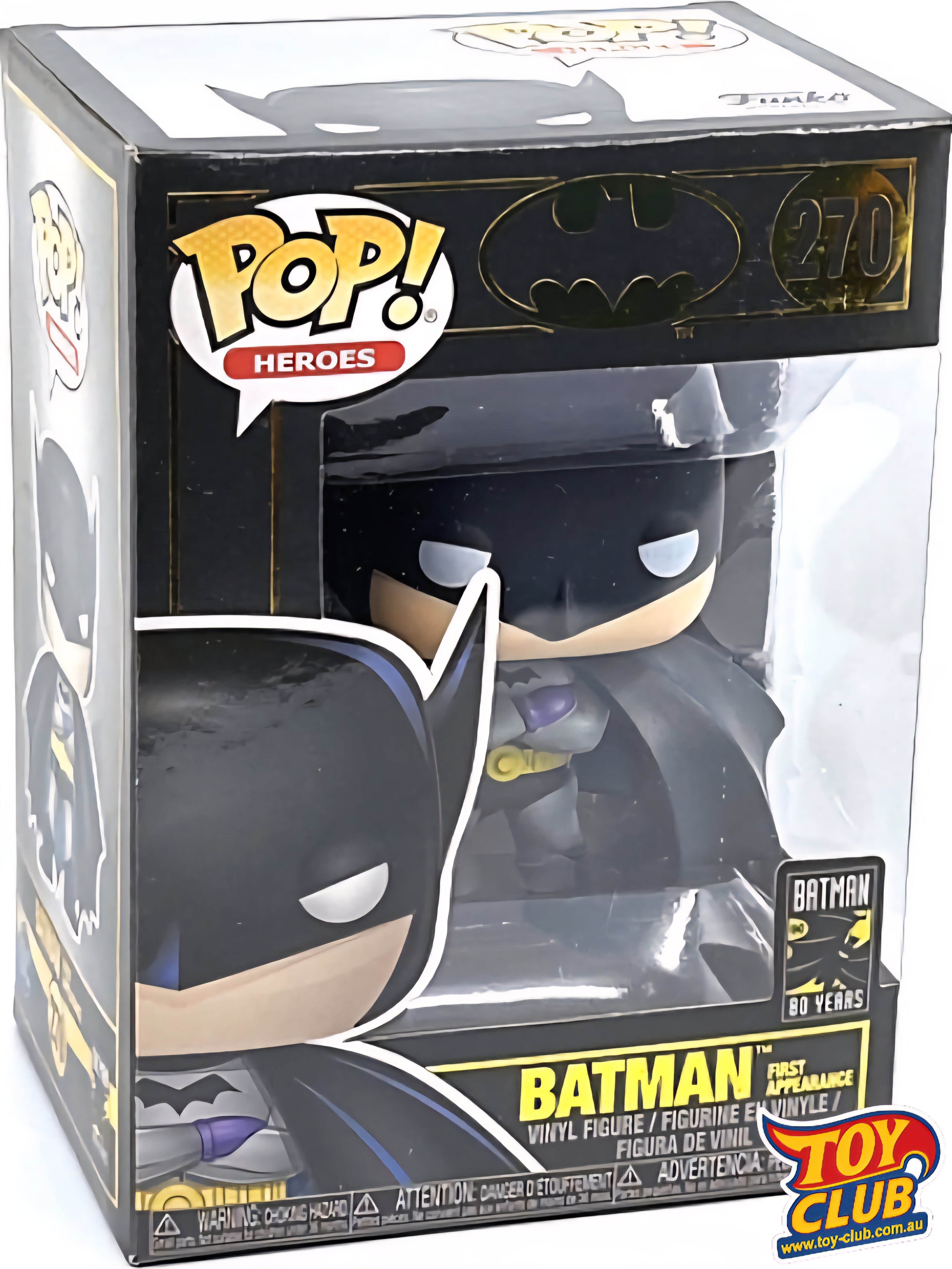 Funko Pop! DC Comics - Batman First Appearance - 80 years, Vinyl Figure #270 #37214