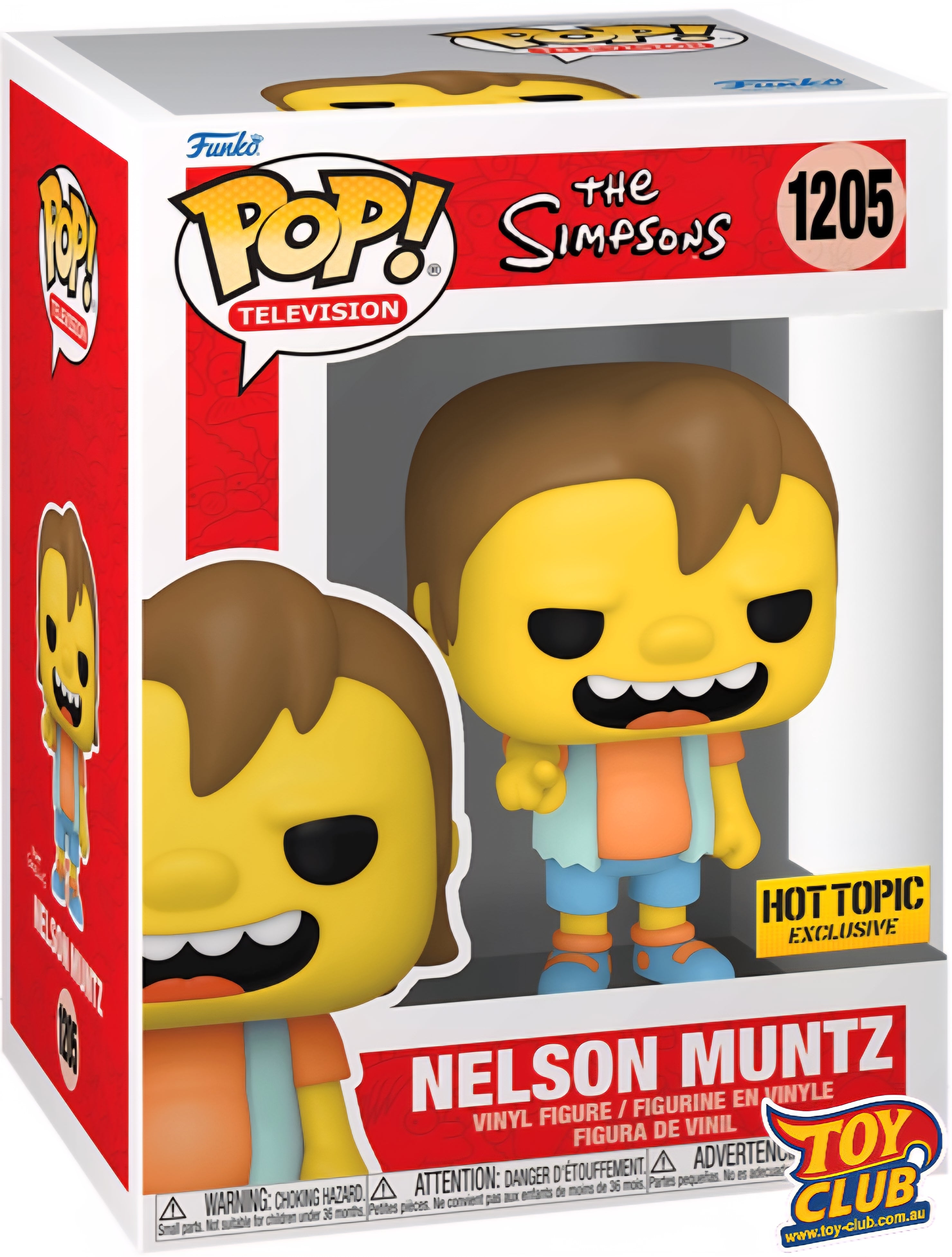 Funko Pop! The Simpsons - Nelson Muntz - Special Edition - Vinyl Figure #1205