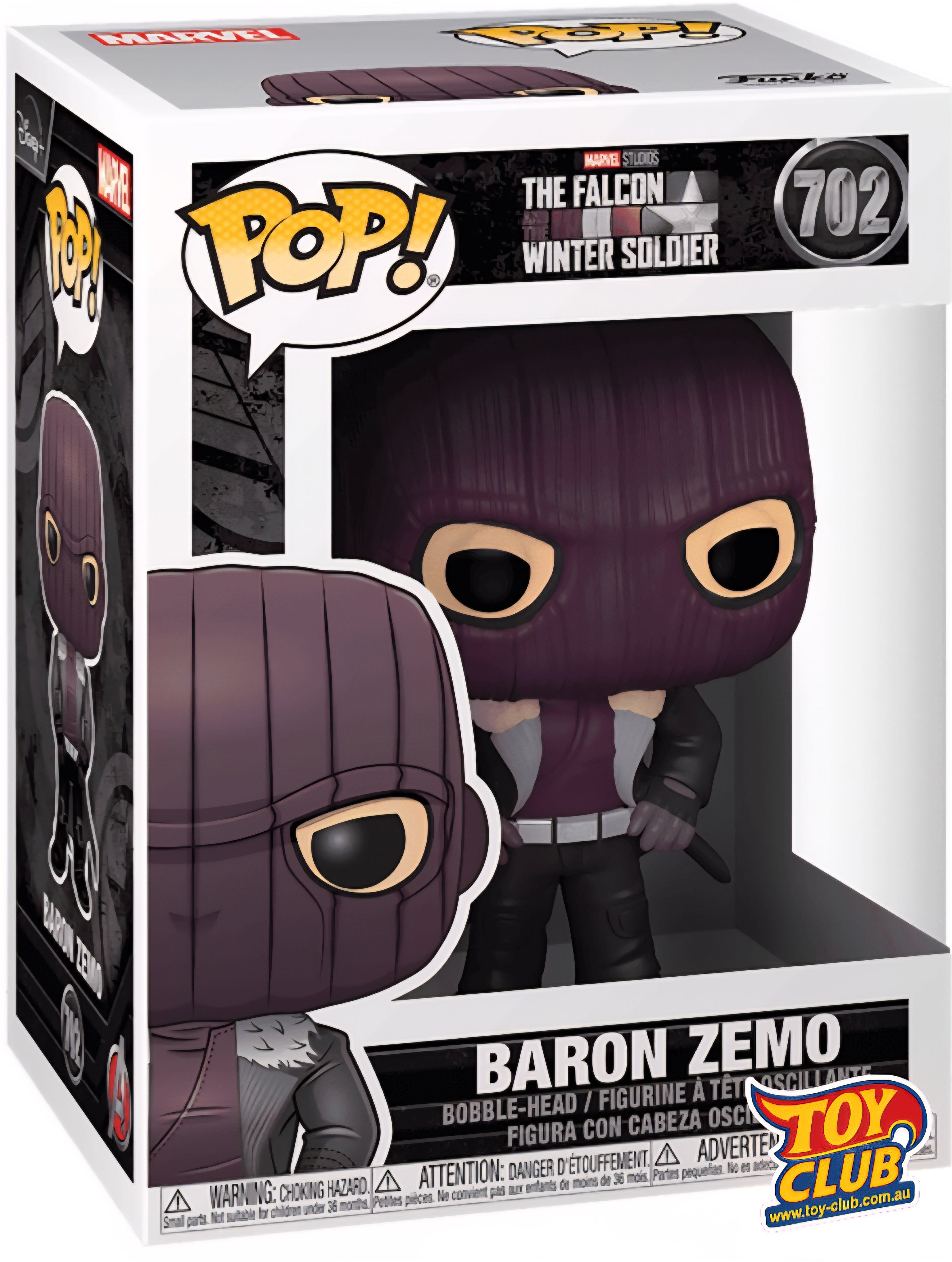 Funko Pop! Marvel - The Falcon Winter Soldier - Baron Zemo, Vinyl Figure #702 #51626