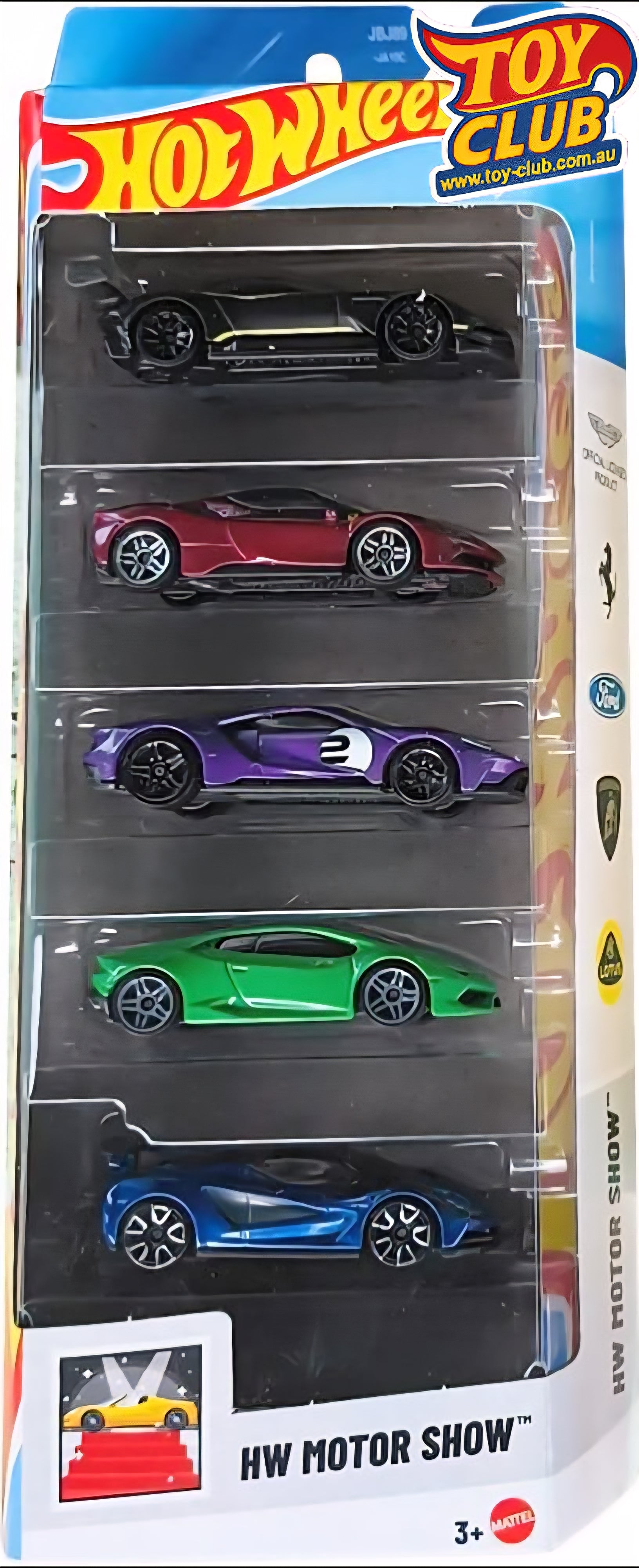 Hot Wheels - 2025 Motor Show - 5 Pack