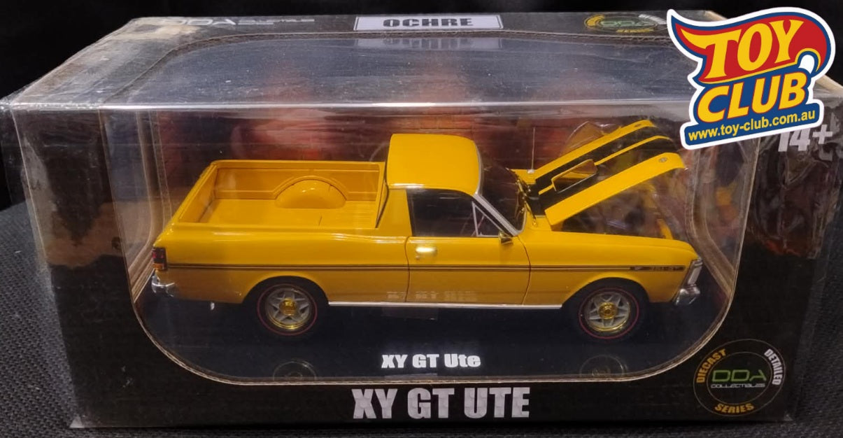 DDA Ford XY GT UTE GOLD CHASE OCHRE 351 1:24 Scale Model