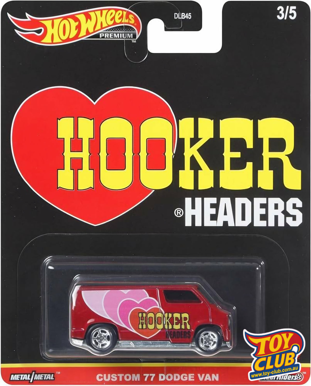 Hot Wheels Speed Shop Garage Hooker Headers Custom 77 Dodge Van 3/5