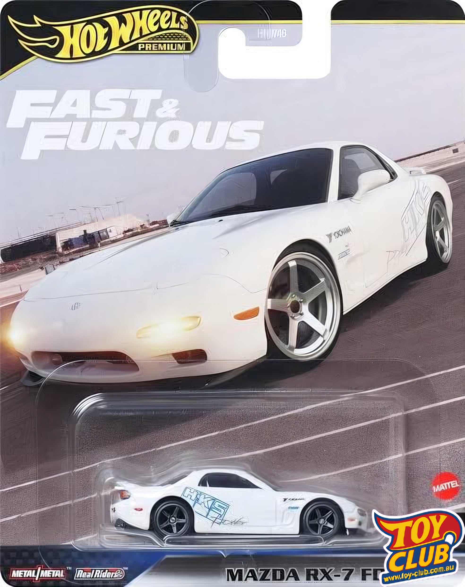 Hot Wheels Premium Fast & Furious Mazda RX-7 FD HKS Power 1/5