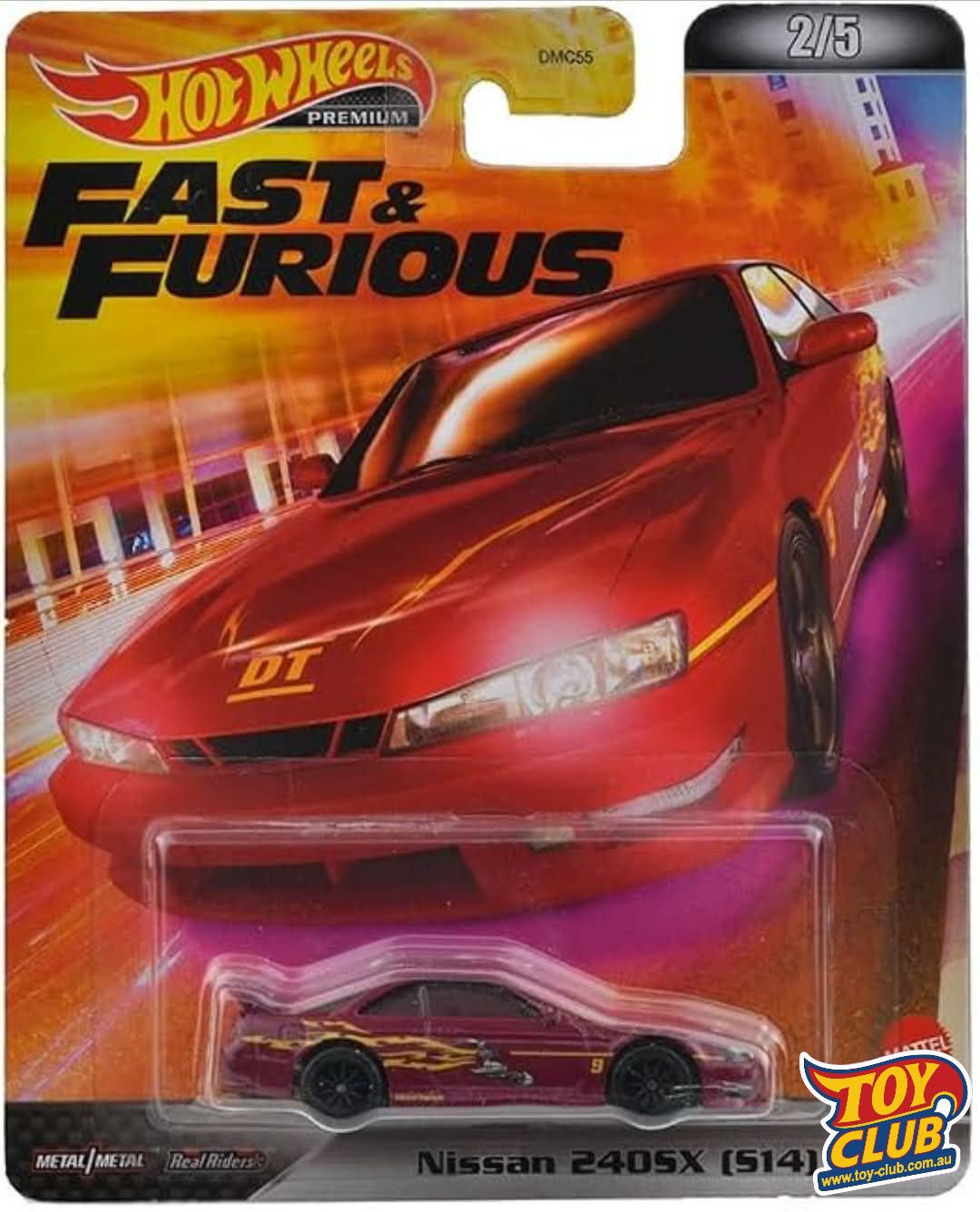 Hot Wheels Premium 2022 Fast & Furious '95 Nissan 240SX (S14) 2/5
