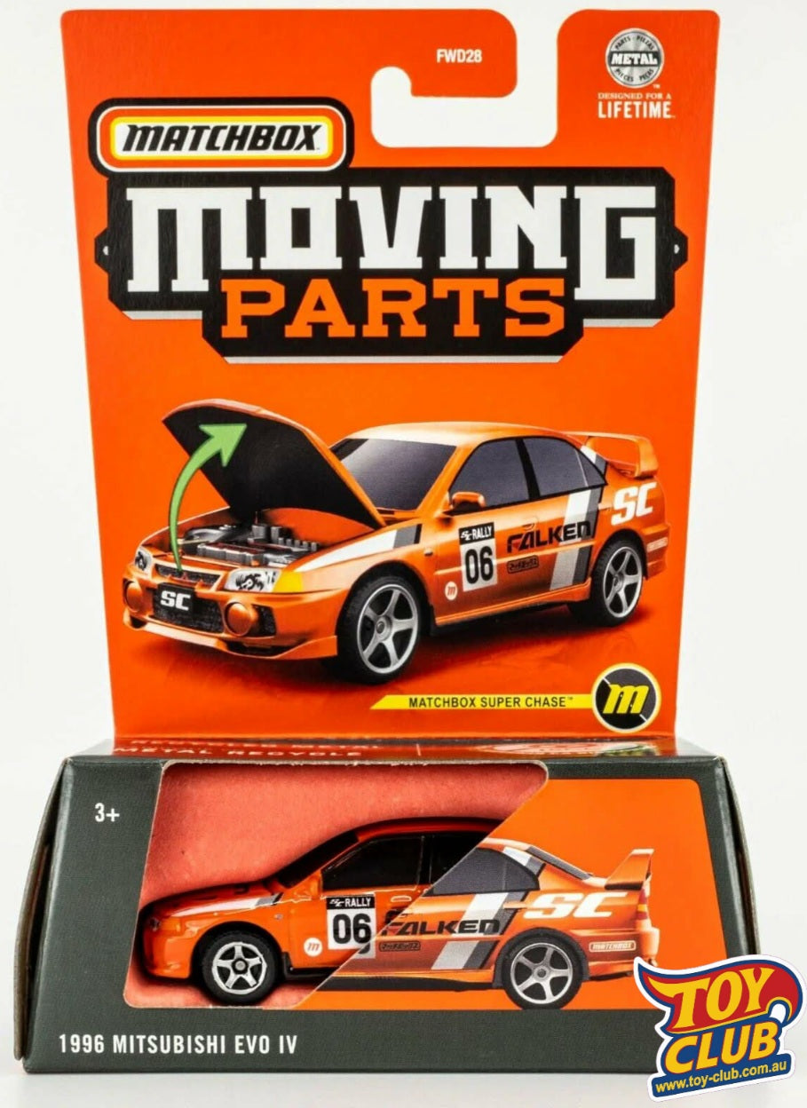 2023 Matchbox Moving Parts SUPER CHASE 1996 Mitsubishi Lancer Evolution IV