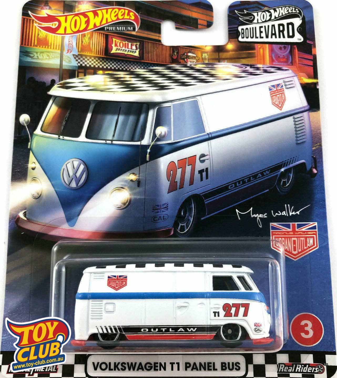 Hot Wheels - Boulevard - No.25 Volkswagen T1 Panel Bus