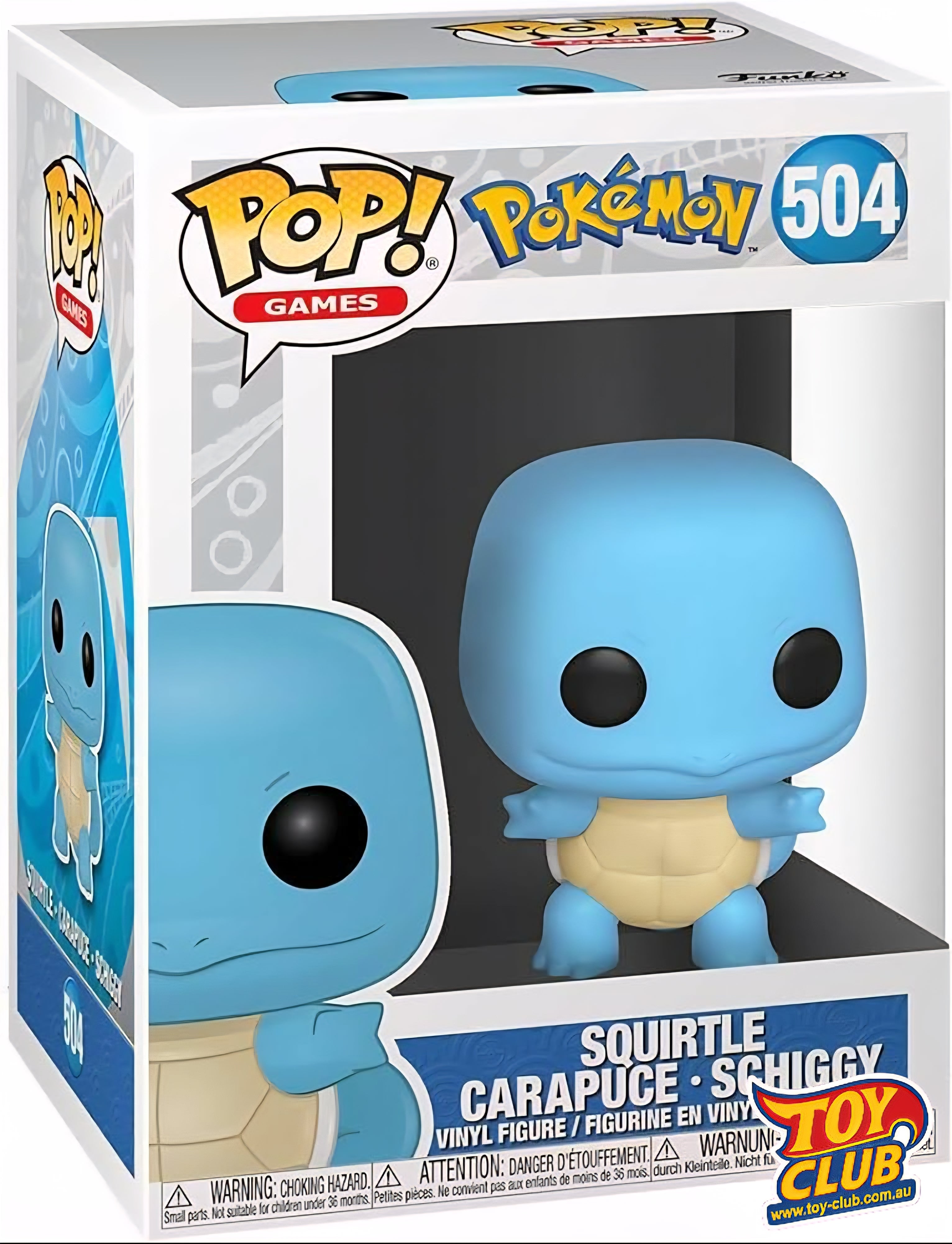 Funko Pop! Pokémon - Squirtle - Vinyl Figure #504