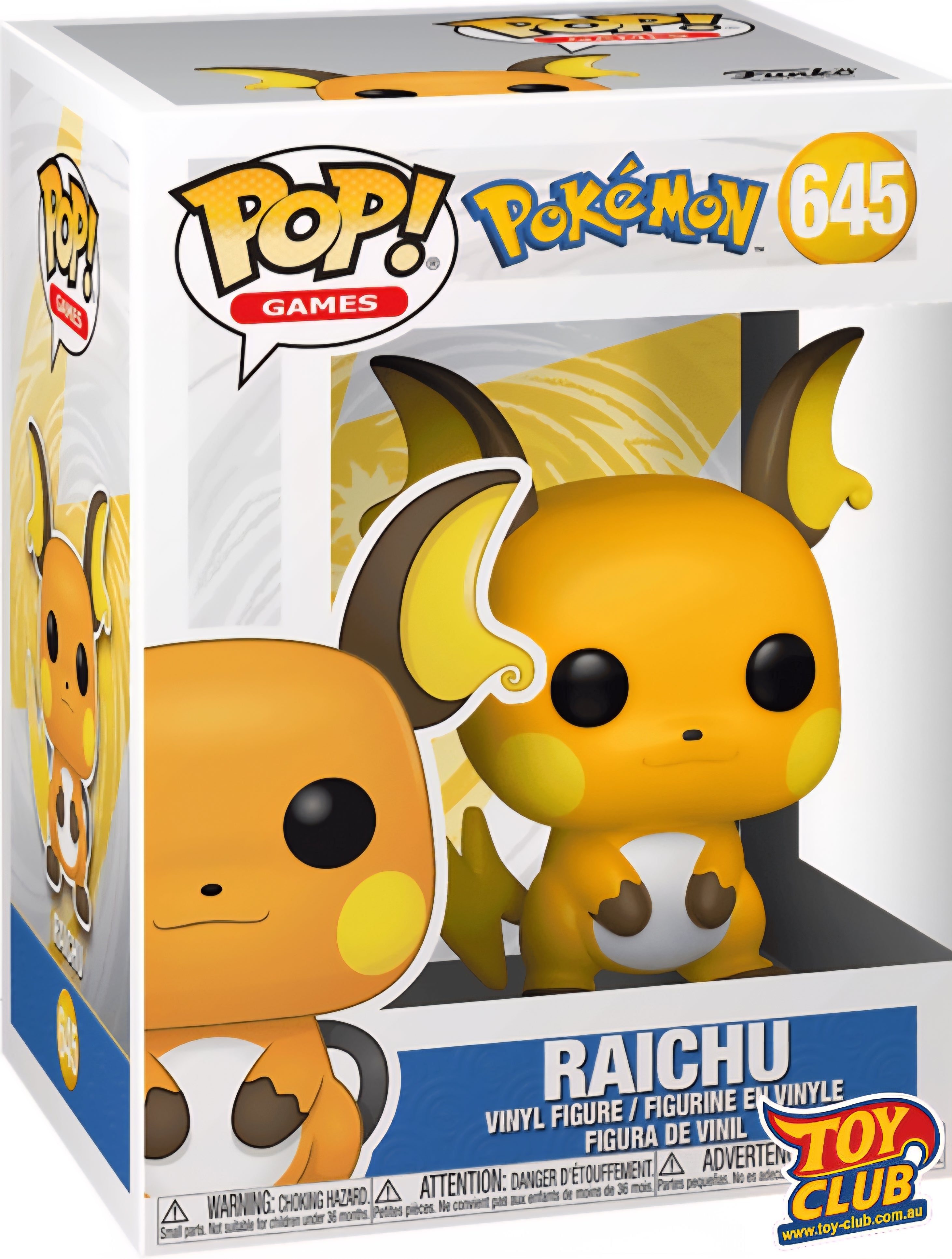 Funko Pop! Pokémon - Raichu - Vinyl Figure #645