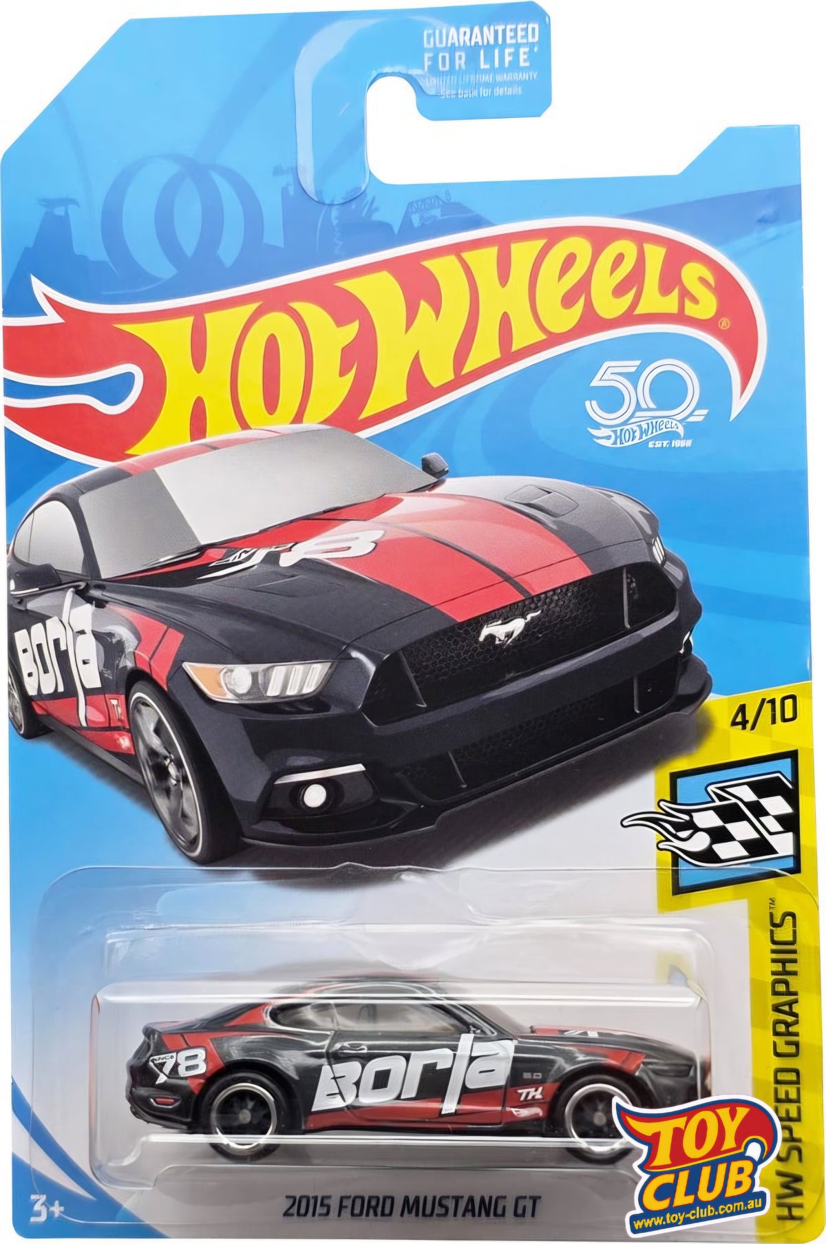 Hot Wheels 2015 Ford Mustang GT Borla Super Treasure Hunt STH 2018