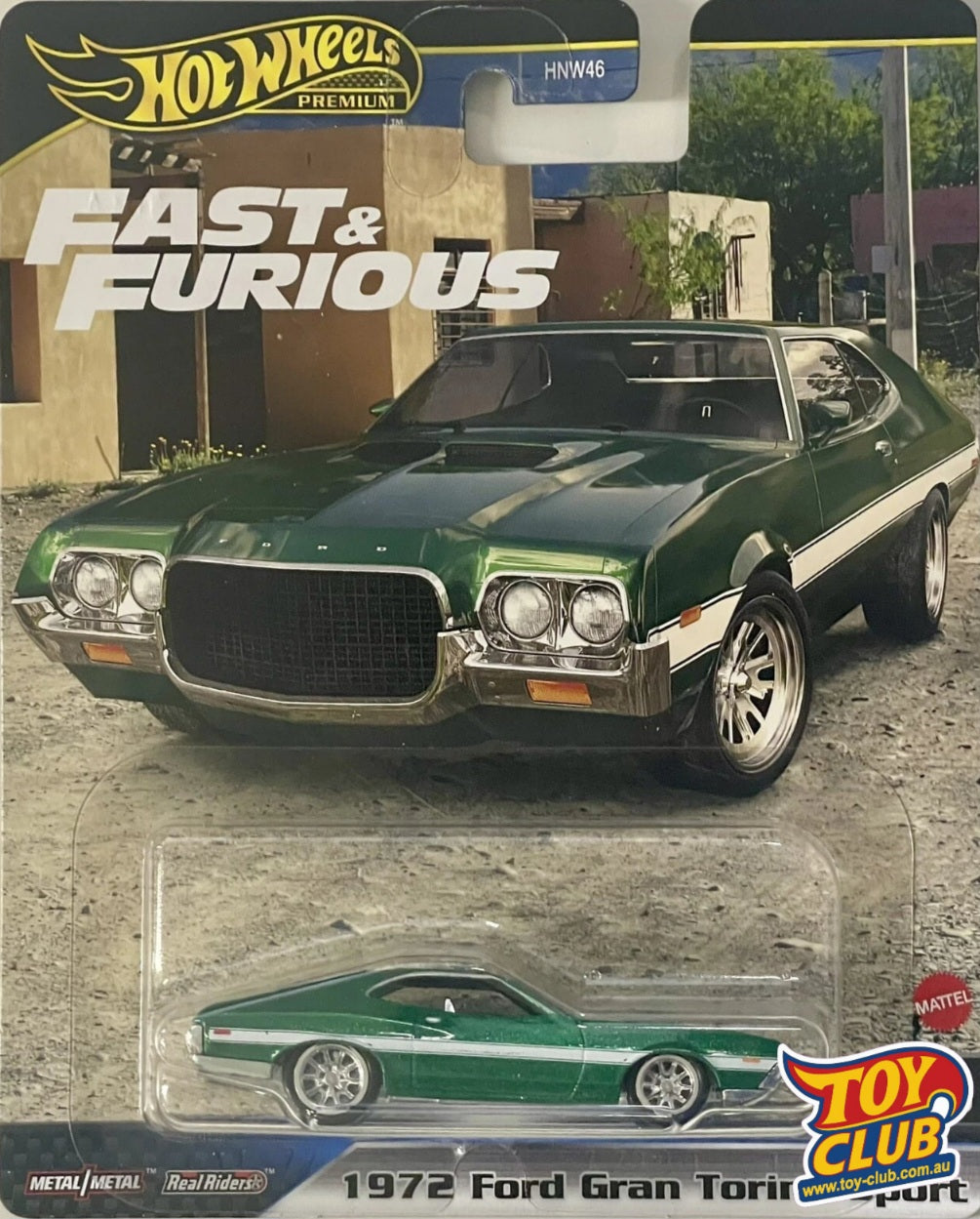 Hot Wheels Fast & Furious Premium Mix 1972 Ford Gran Torino Sport 3/5 Real Riders