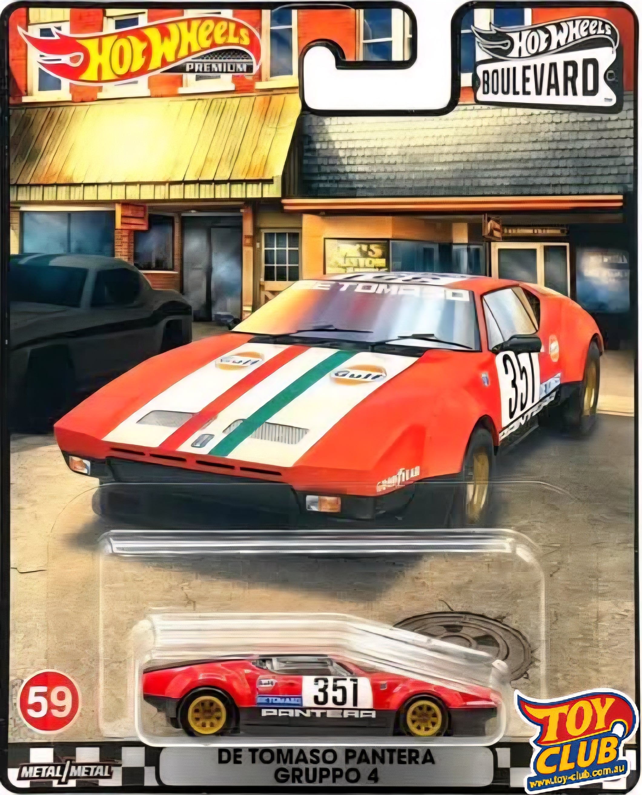 Hot Wheels - Boulevard - No.59 De Tomaso Pantera Gruppo 4