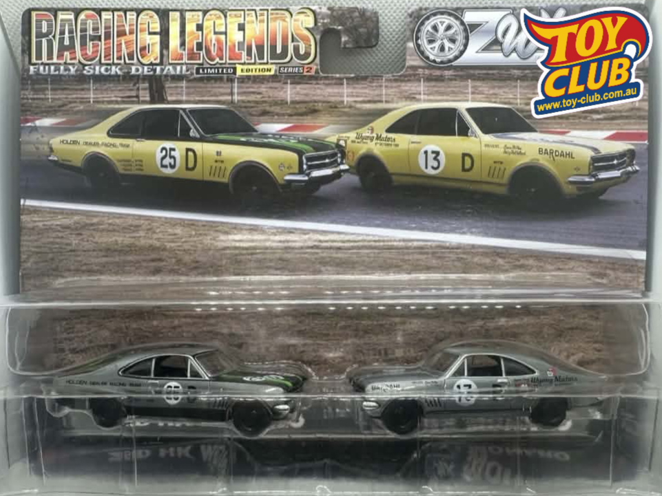 Oz Wheels Racing Legends HK Monaro 1968 Bathurst Twin Pack - Raw Chase
