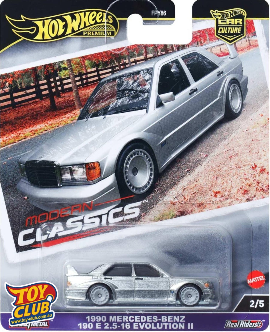 Hot Wheels Premium Car Culture Modern Classics Mercedes-Benz 190E 2.5-16 Evolution II