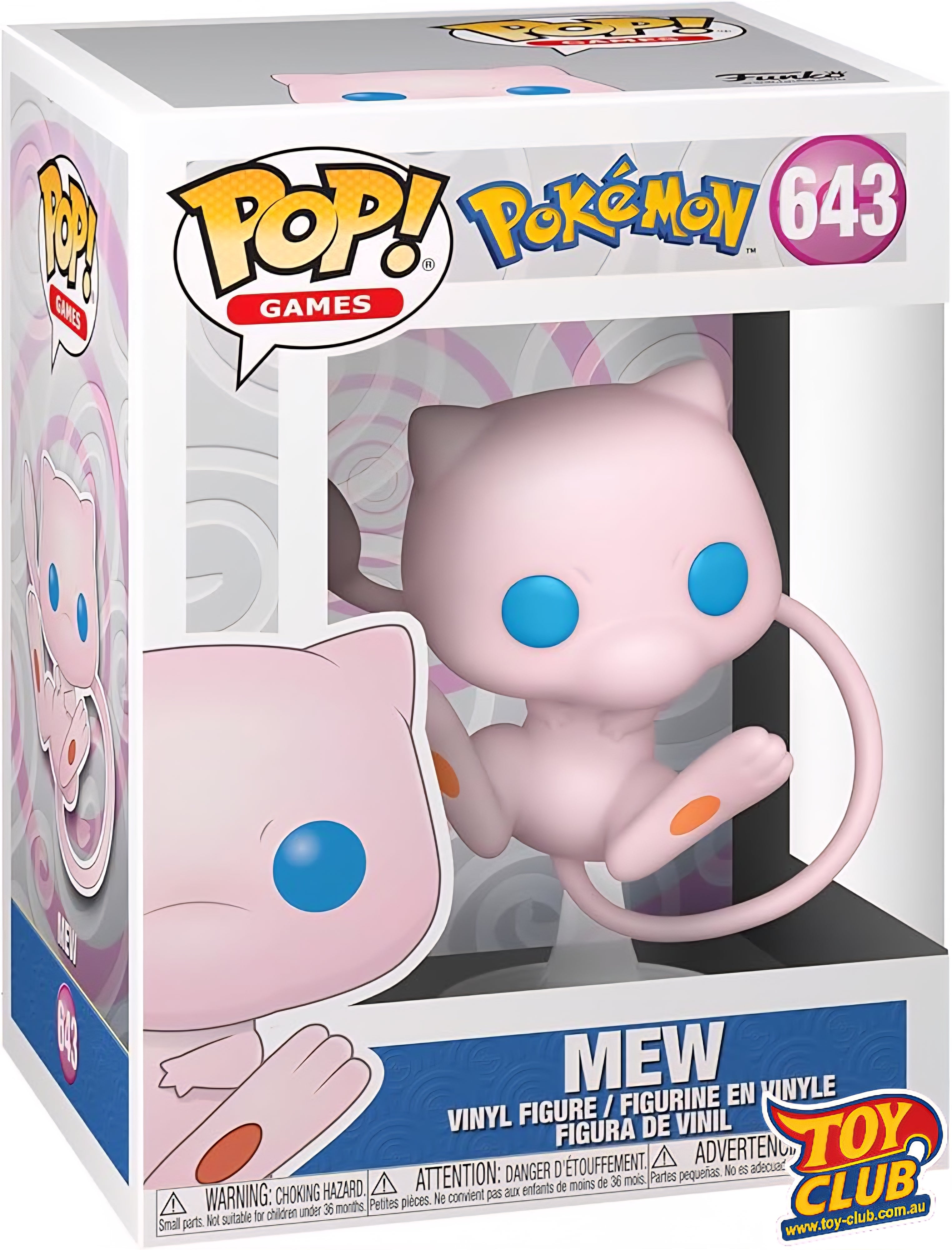 Funko Pop! Pokémon - Mew - Vinyl Figure #643 #54043