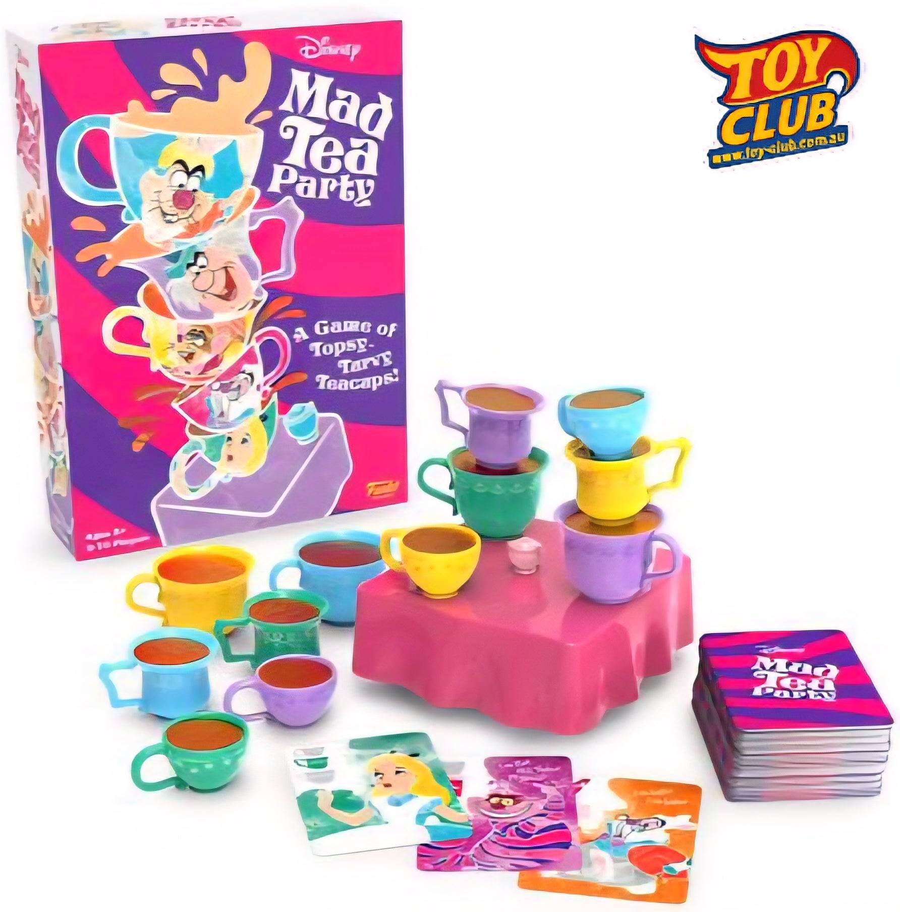 Disney Alice In Wonderland Mad Tea Cup Party Board Game