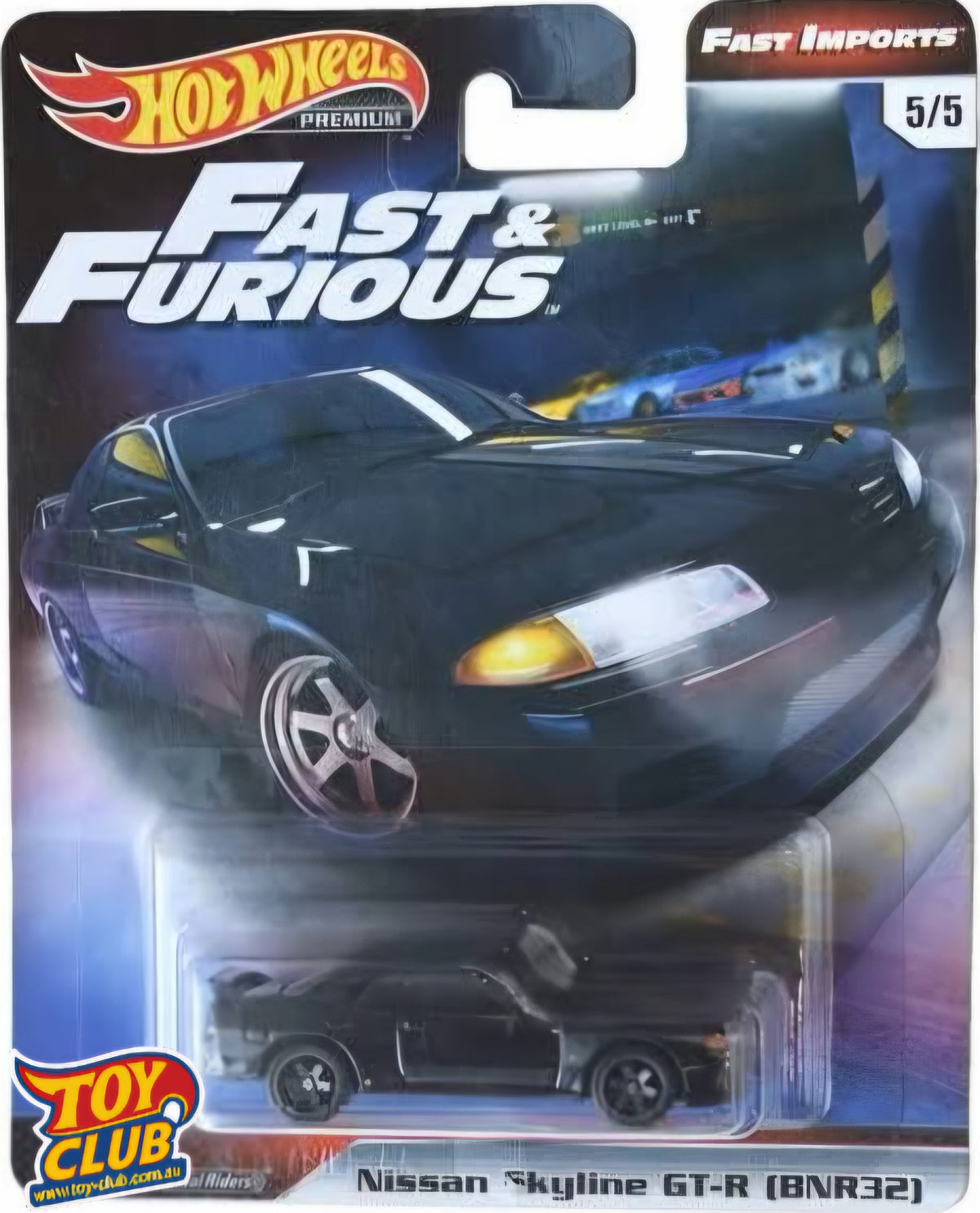 Hot Wheels Fast & Furious Fast Imports Nissan Skyline GTR (BNR32) 5/5
