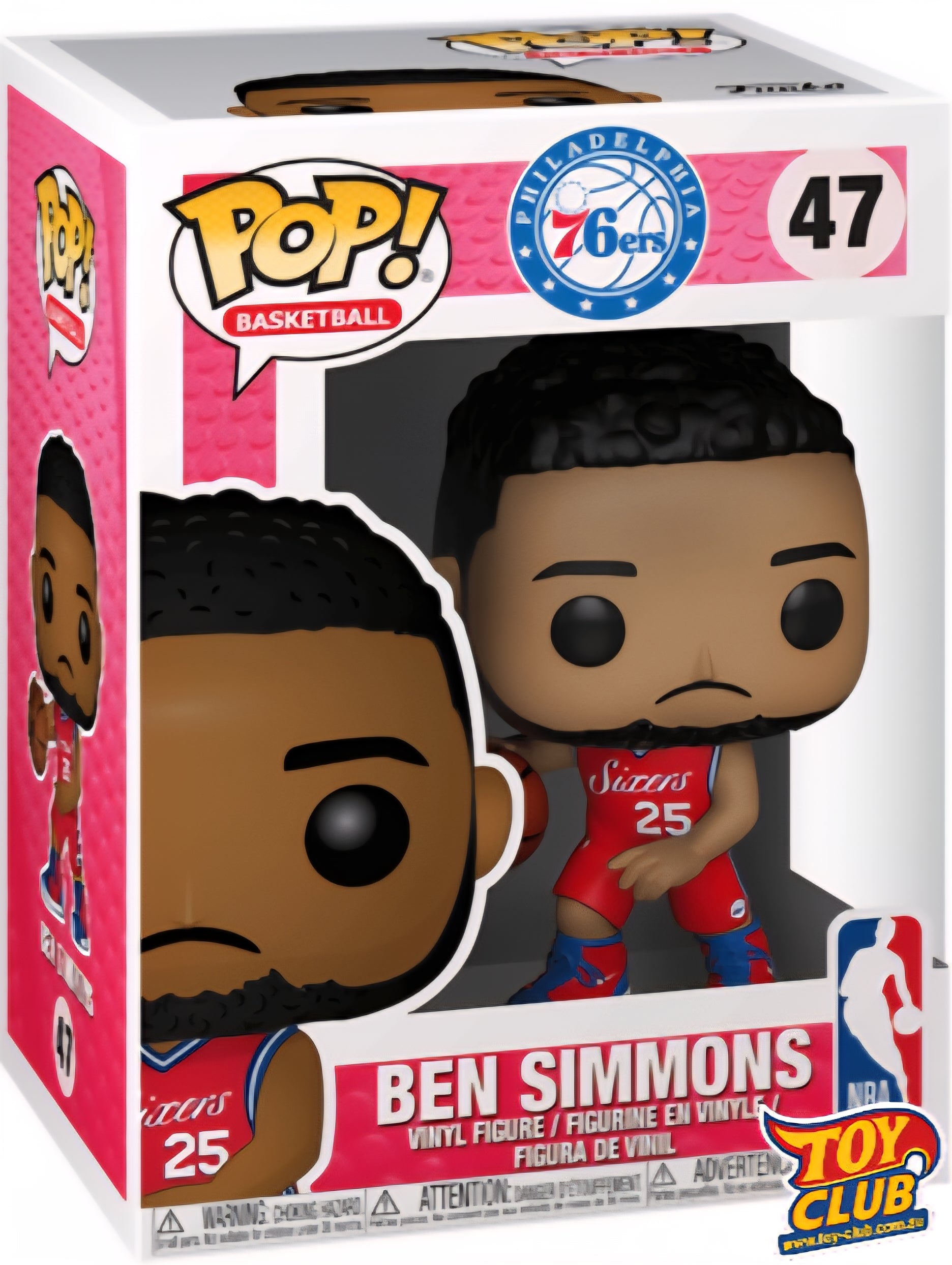 Funko Pop! Basketball - Philadelphia 76ers Ben Simmons - Vinyl Figure #47