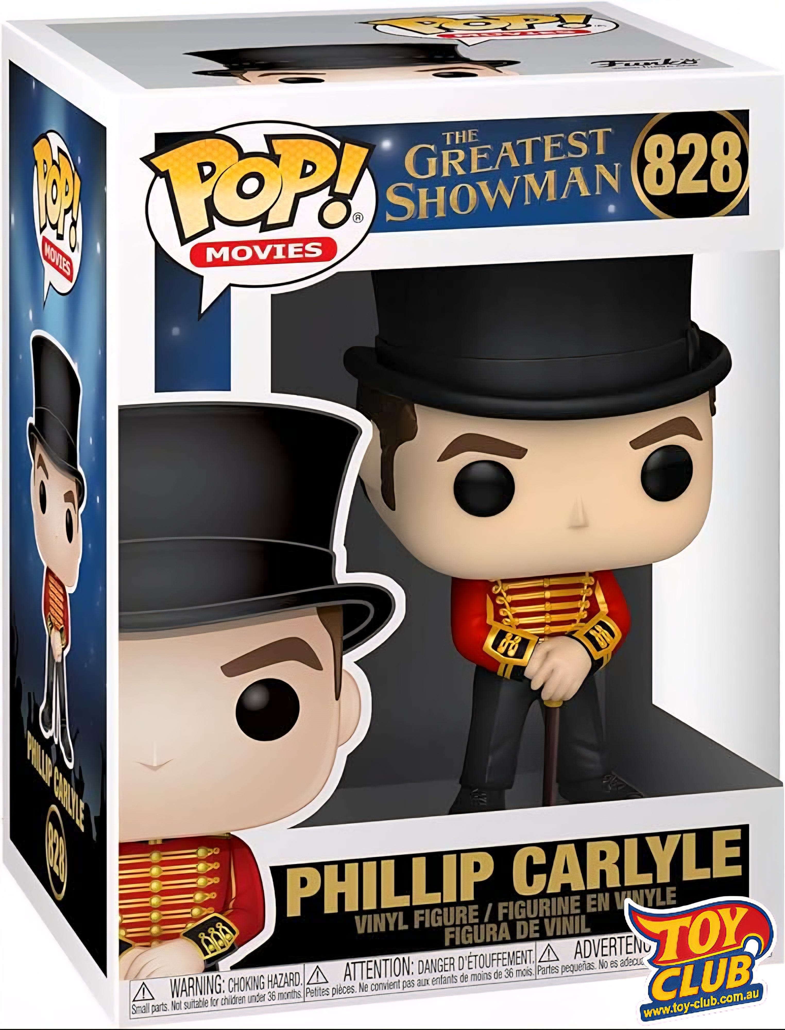 Funko Pop! Movies - The Greatest Showman - Phillip Carlyle - Vinyl Figure #828