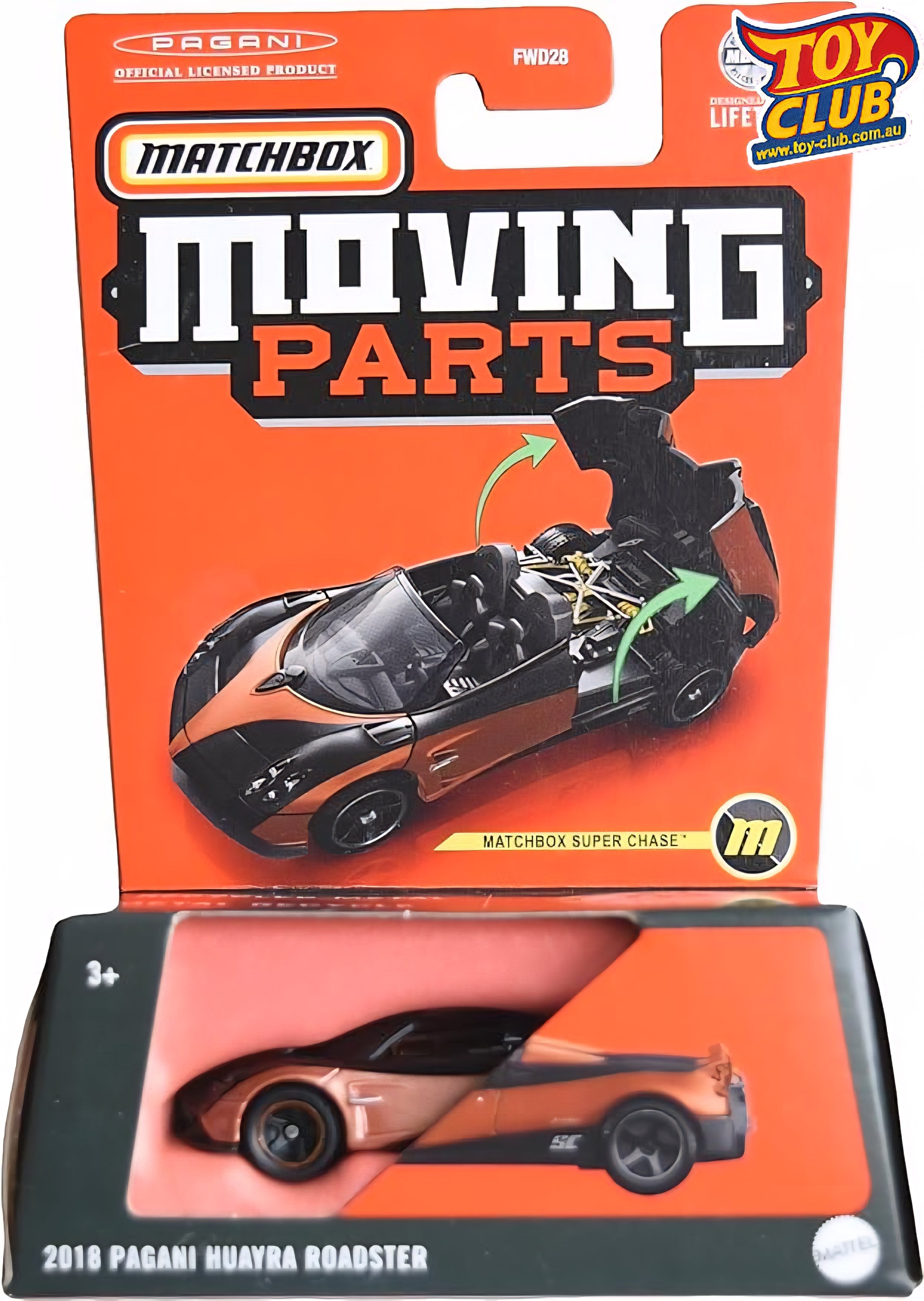 Matchbox - Moving Parts - 2018 Pagani Huayra Roadster SUPER CHASE FWD28