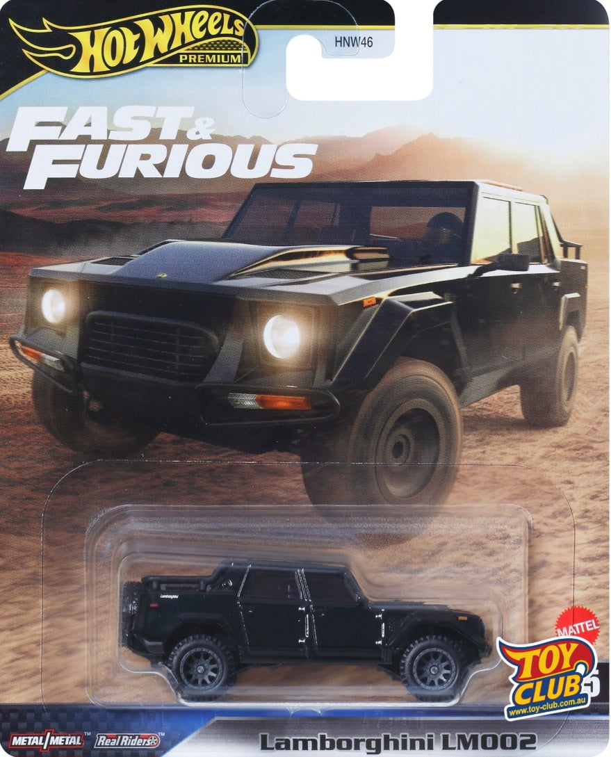 Hot Wheels Fast & Furious Premium Mix Lamborghini LM002 2/5 Real Riders