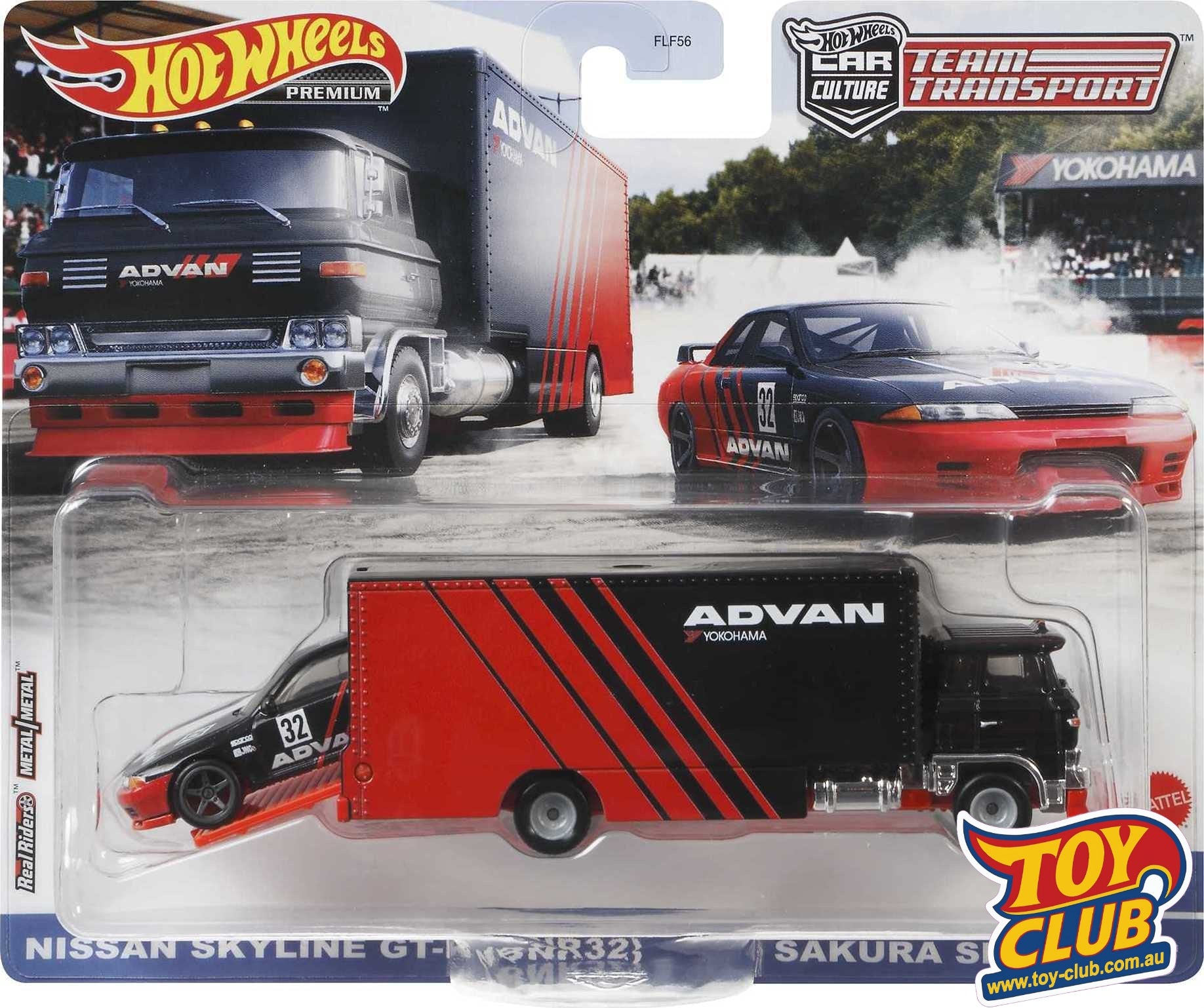 Hot Wheels Premium - Team Transport - Nissan Skyline R32 GTR #27