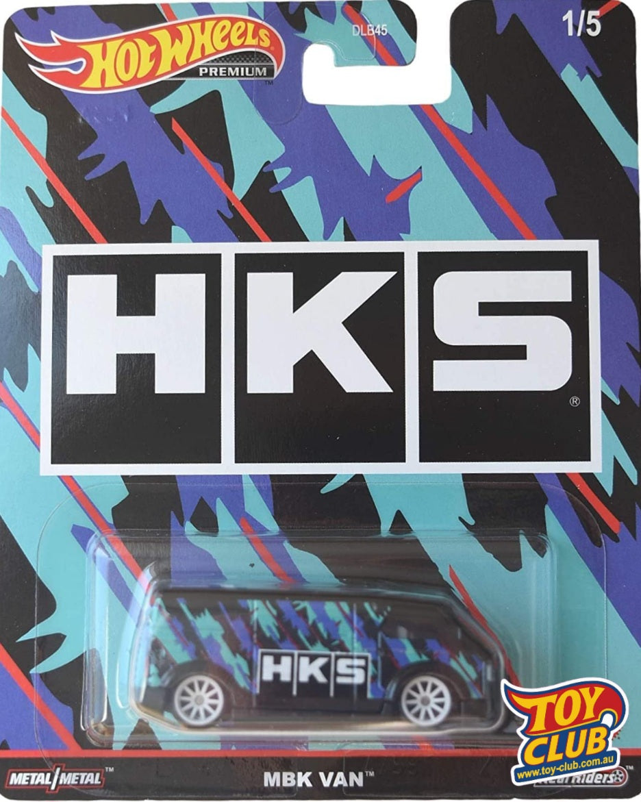 Hot Wheels Premium Pop Culture Speed Shop 1/5 HKS MBK Van Real Riders