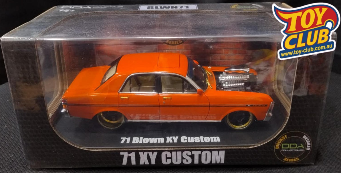 DDA Ford XY GOLD CHASE 71 Custom BLWN71 Orange 1:24 Scale Model