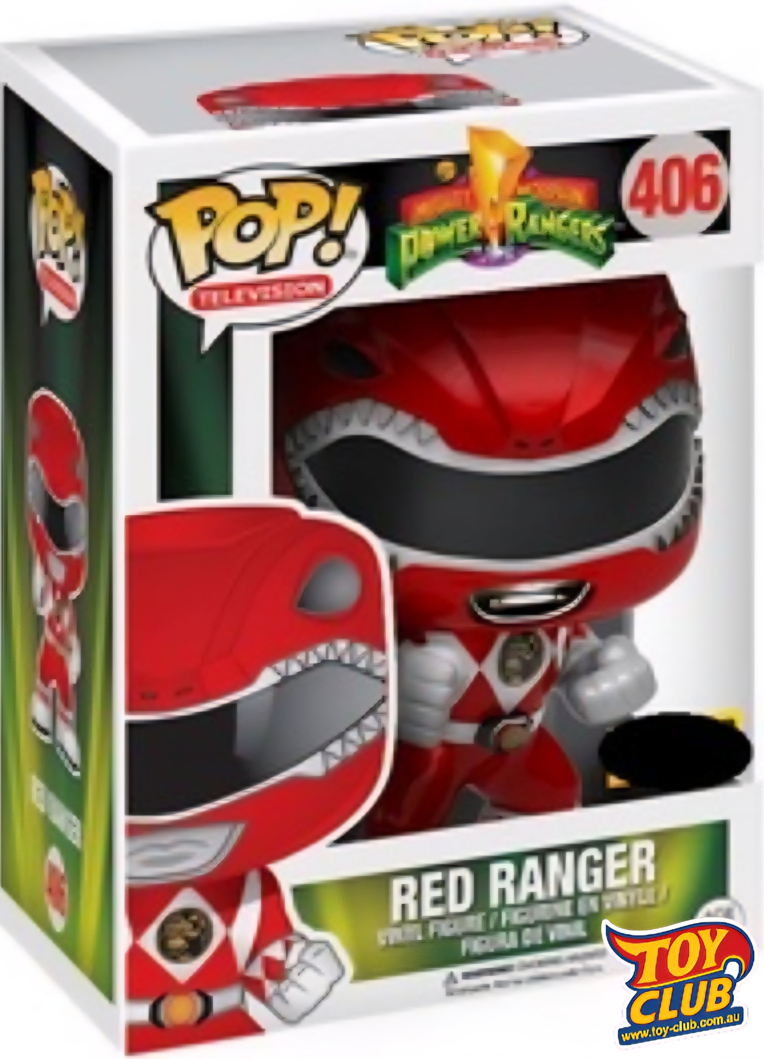 Funko Pop! Power Rangers - Red Ranger - Vinyl Figure #406