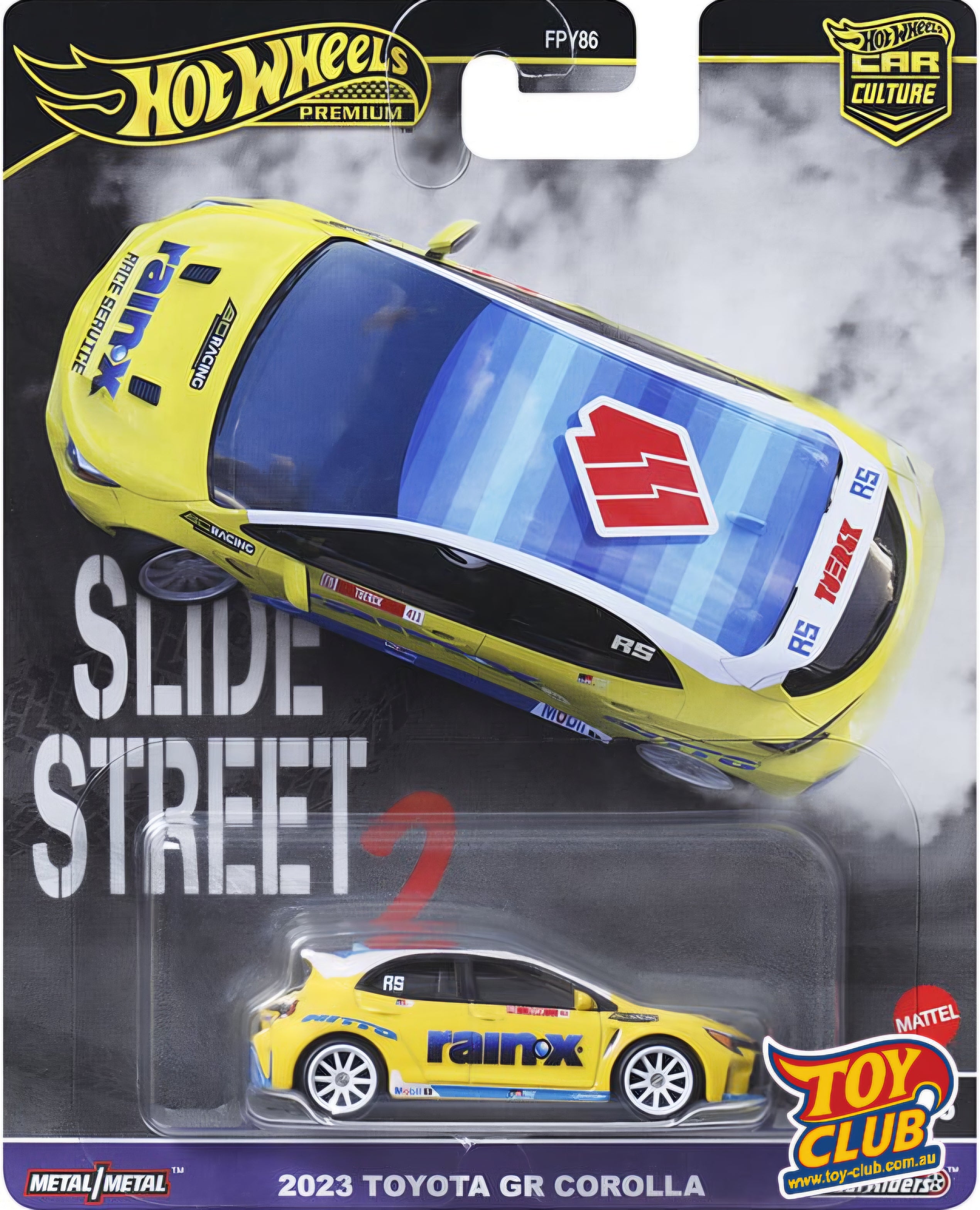 Hot Wheels Premium Car Culture Slide Street 2 2023 Toyota GR Corolla
