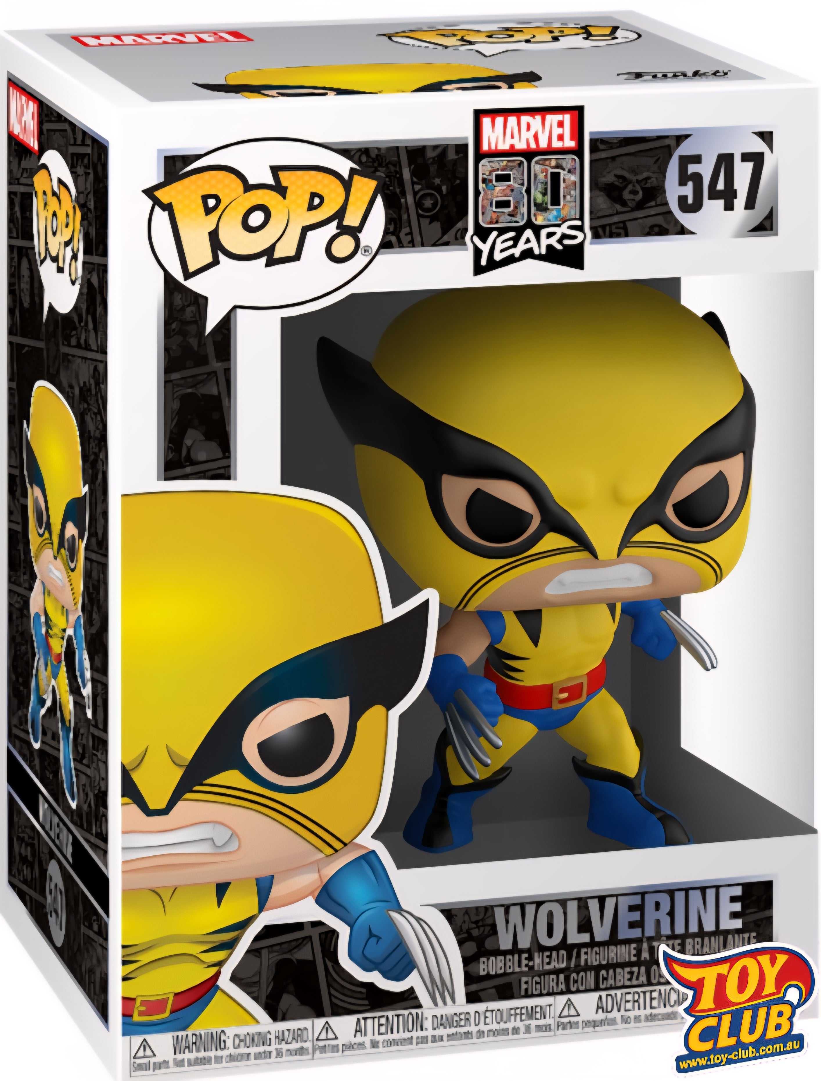 Funko Pop! Marvel 80 Years - Wolverine - Vinyl Figure #547