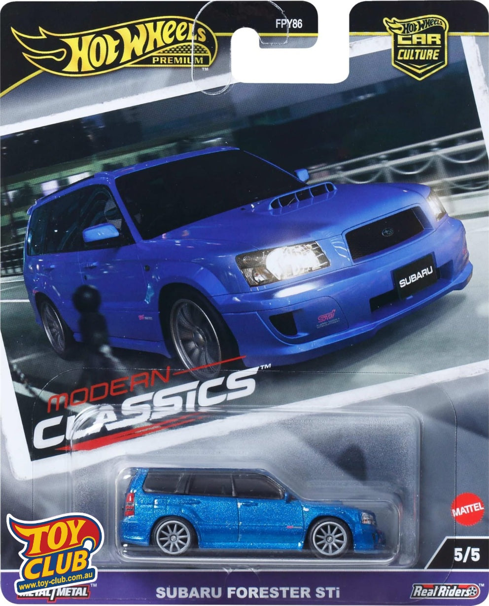 Hot Wheels Premium Car Culture Modern Classics Subaru Forester STi Real Riders