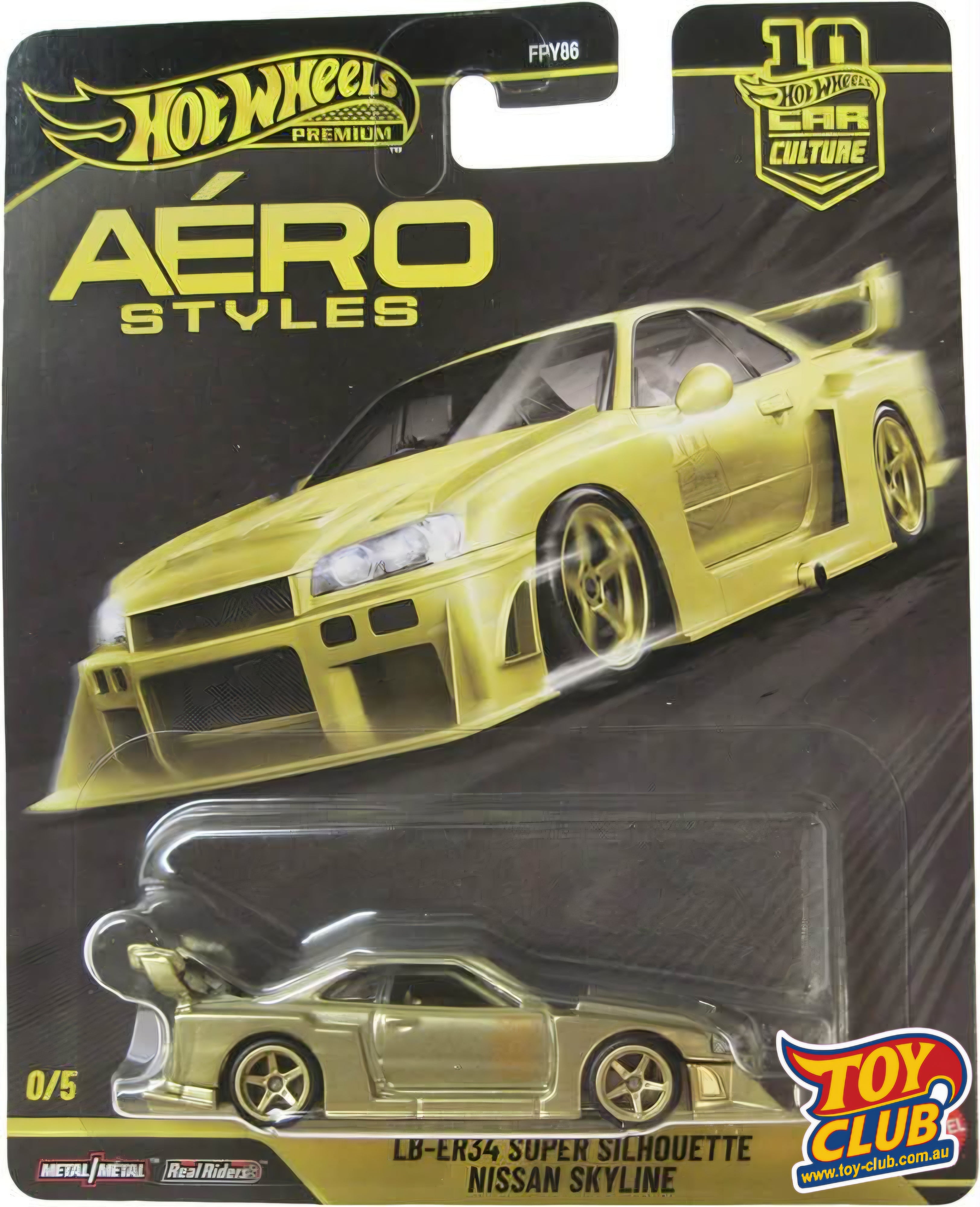 Hot Wheels Aero Styles LB-ER34 Super Silhouette Nissan skyline CHASE 0/5