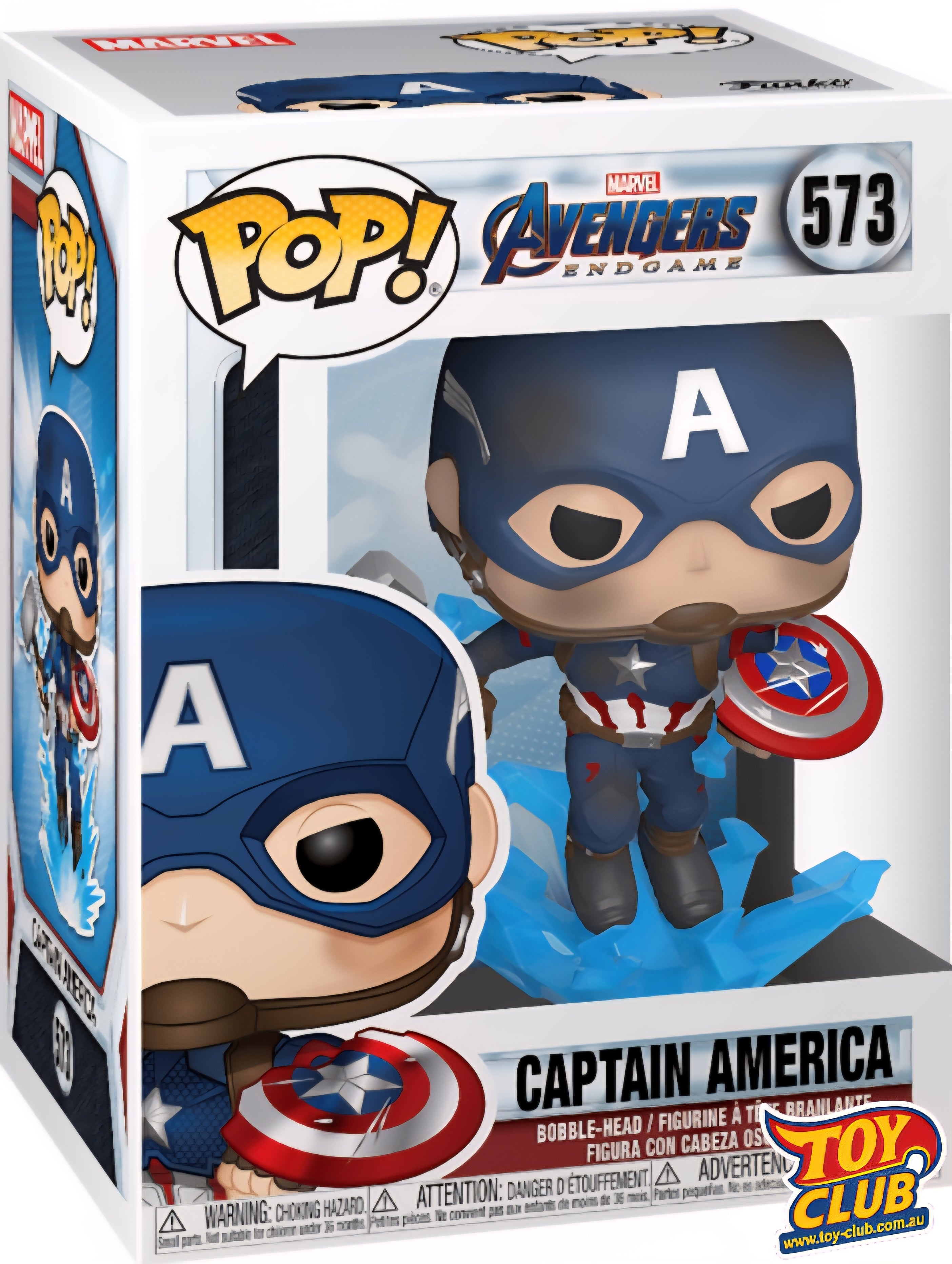 Funko Pop! Marvel - Avengers Captain America - Vinyl Figure #573