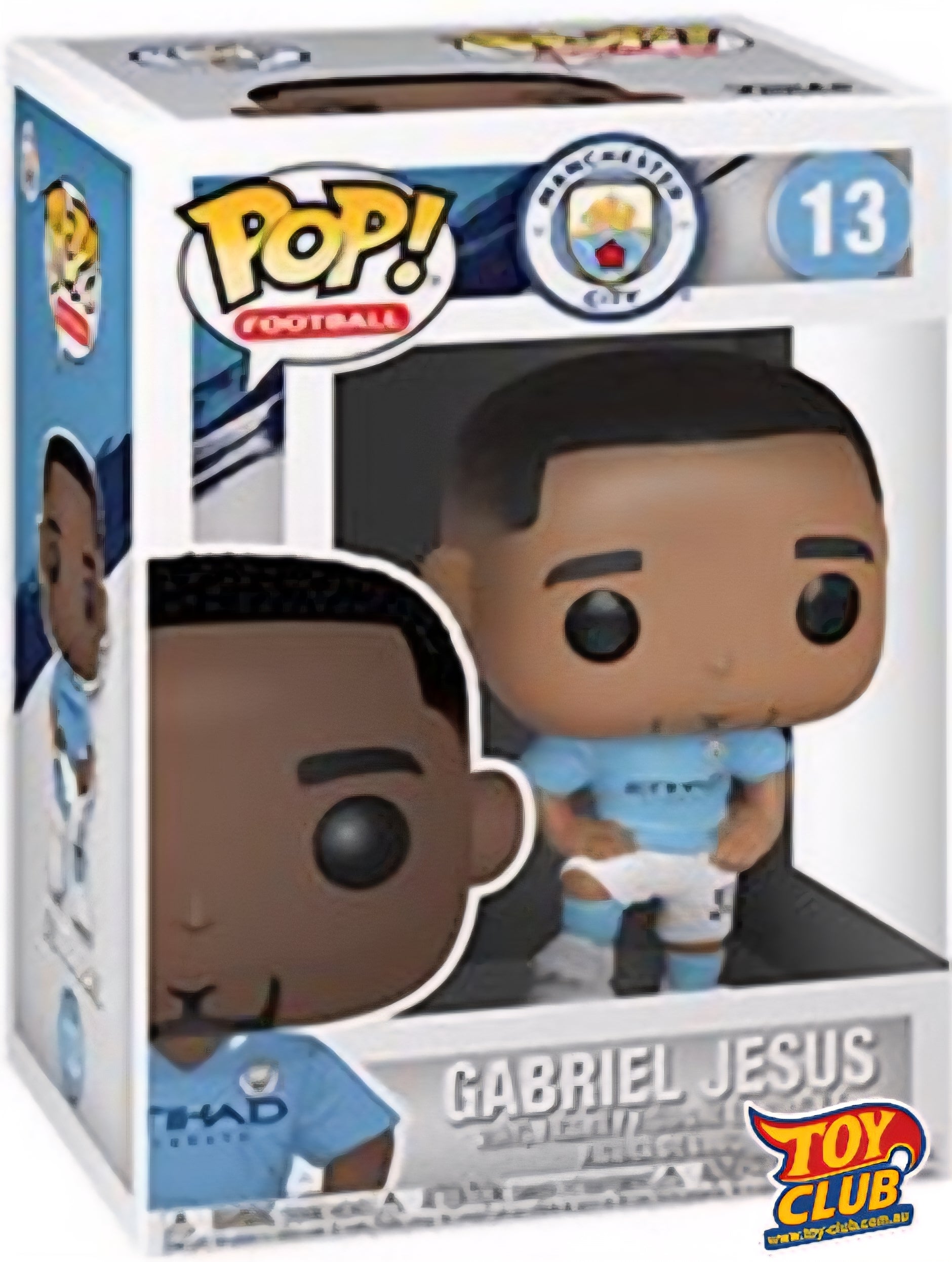 Funko Pop! Football - Manchester City Gabriel Jesus - Vinyl Figure #13