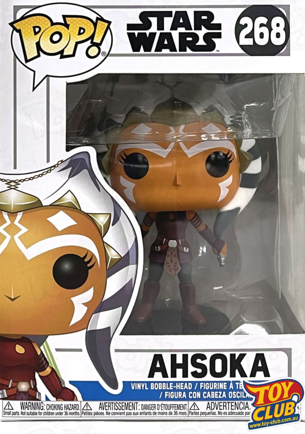 Funko Pop! Star Wars - Clone Wars - Ahsoka Vinyl Figure #268 #32956